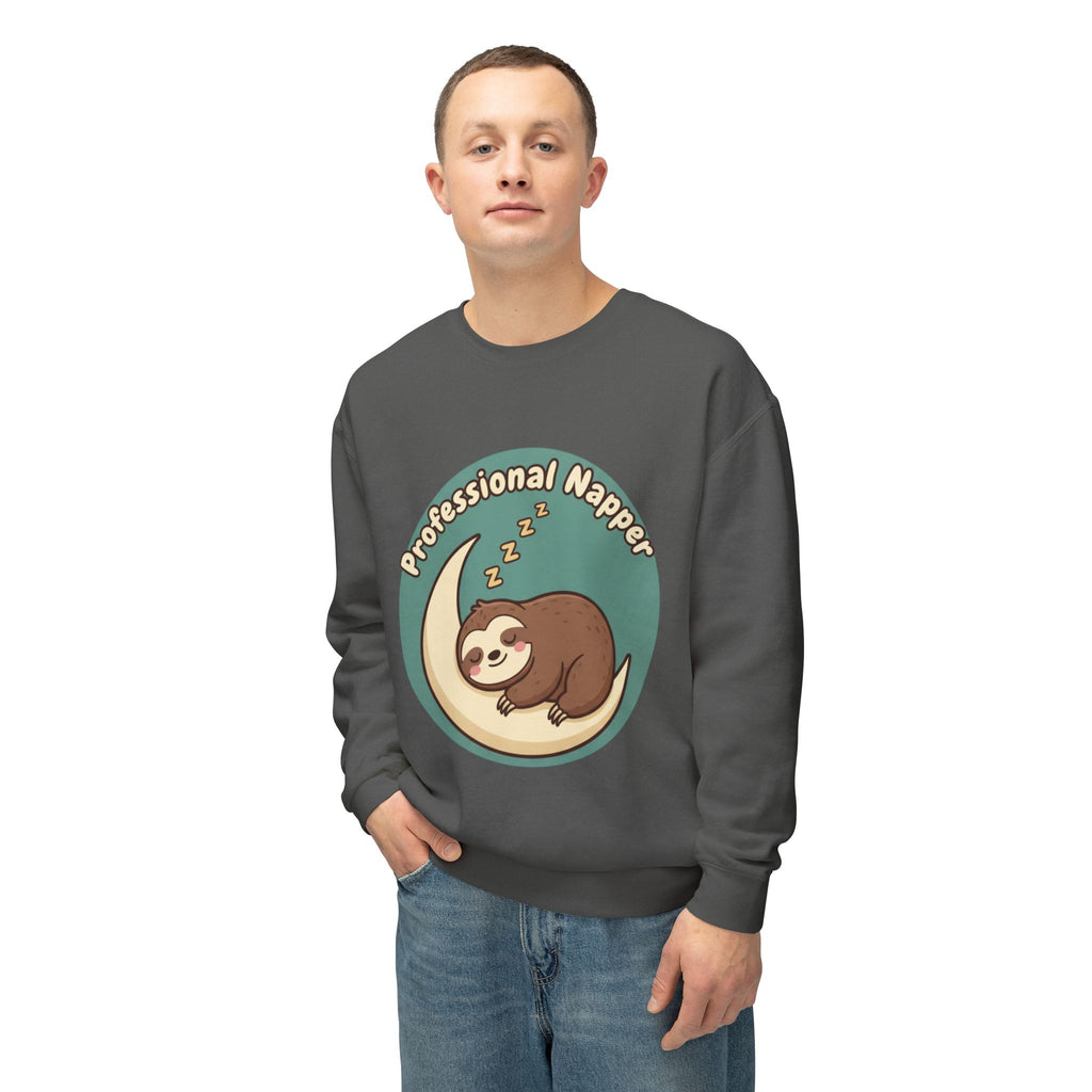 “Professional Sleeper” Crewneck Sweatshirt — Funny Pullover