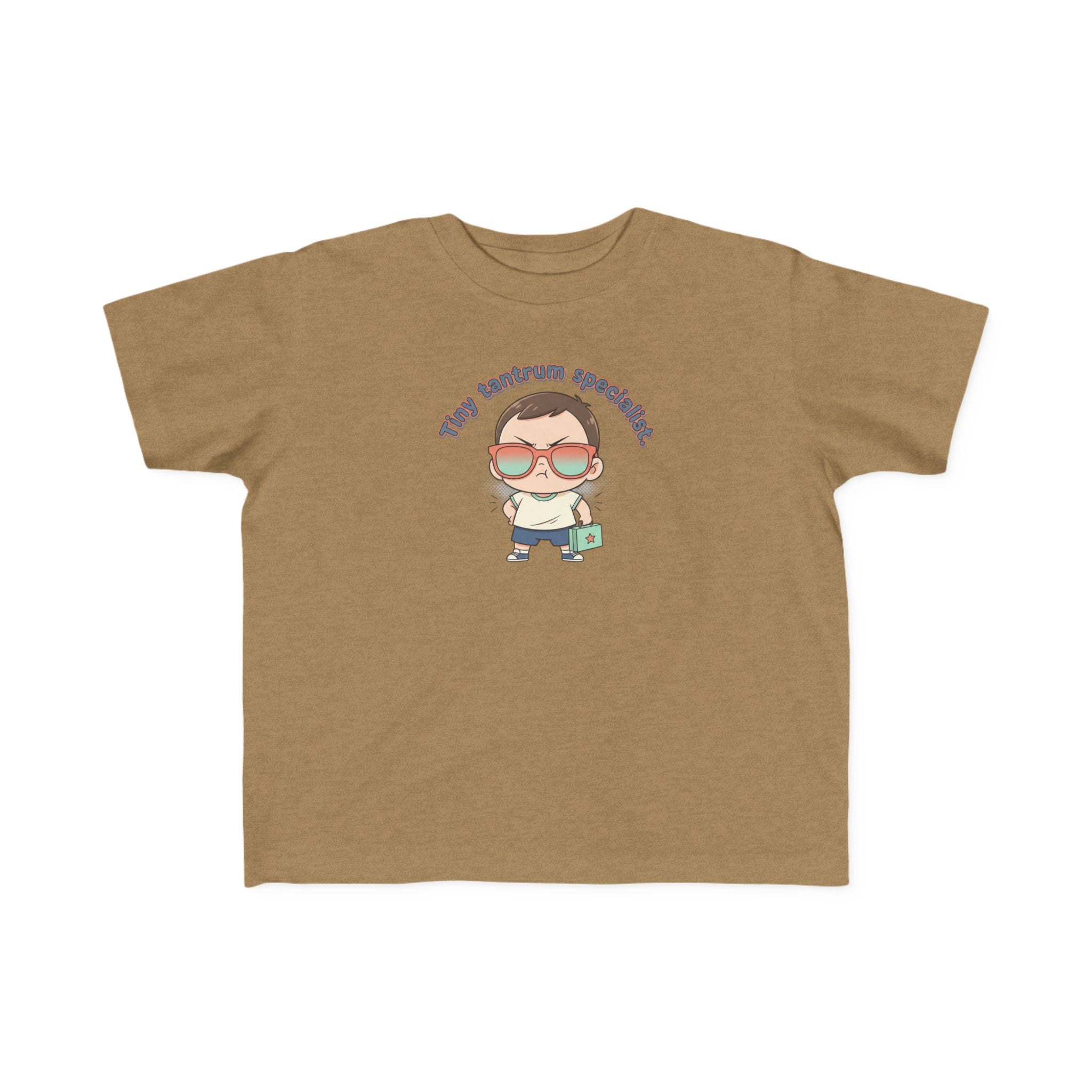 Toddler Tee — 'Bossy Sass' Funny Tantrum Shirt for Little Kids