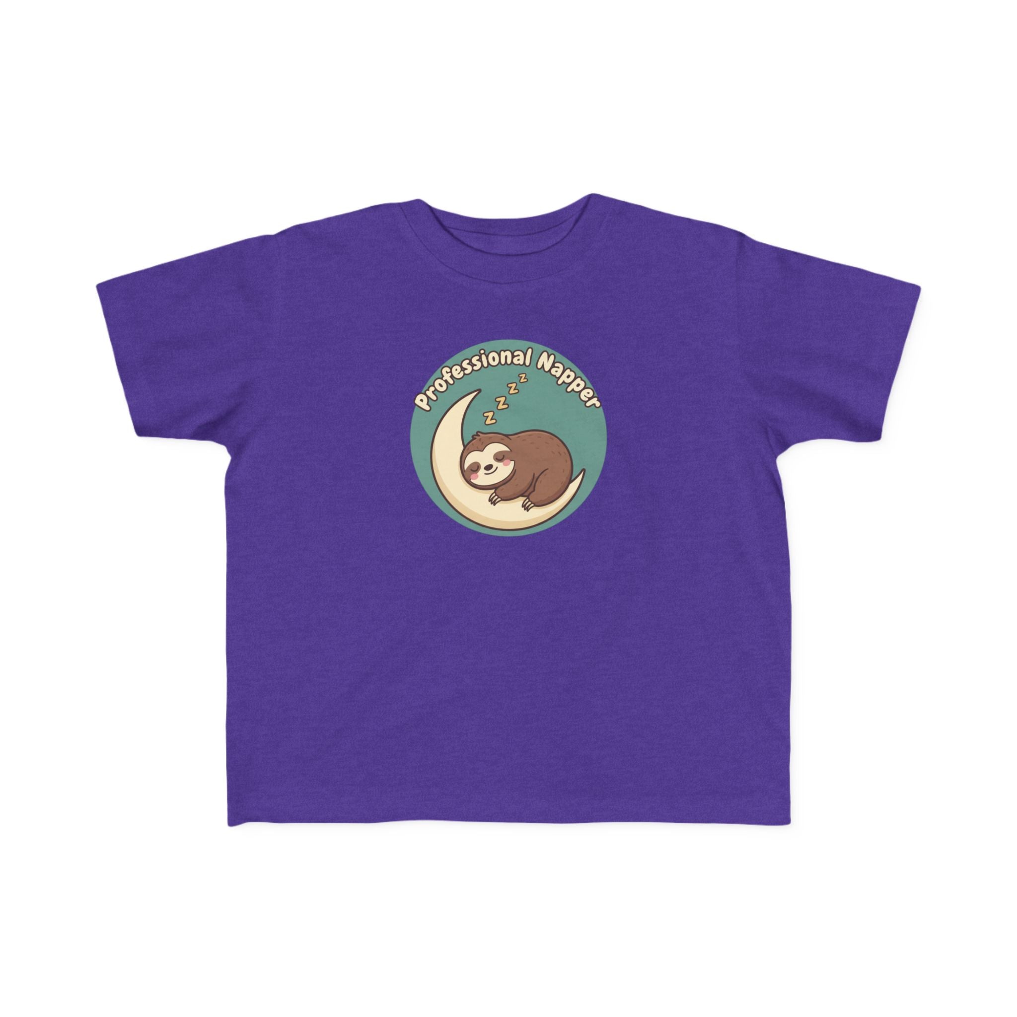 Professional Napper Toddler Tee — Cute Sloth Sleep Shirt for Kids