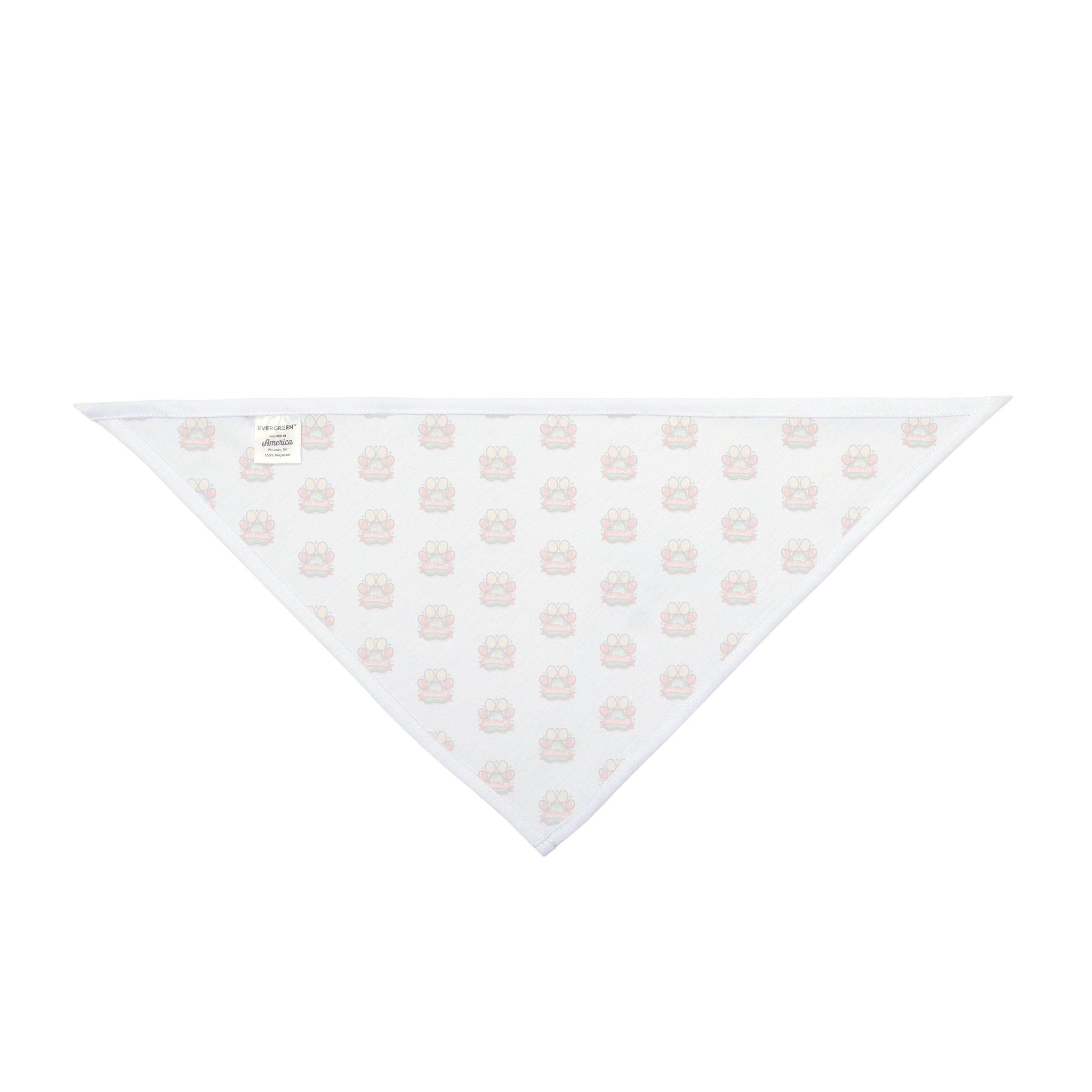 Cute Paw Print Pet Bandana
