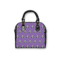 Purple Panda Pattern Shoulder Handbag
