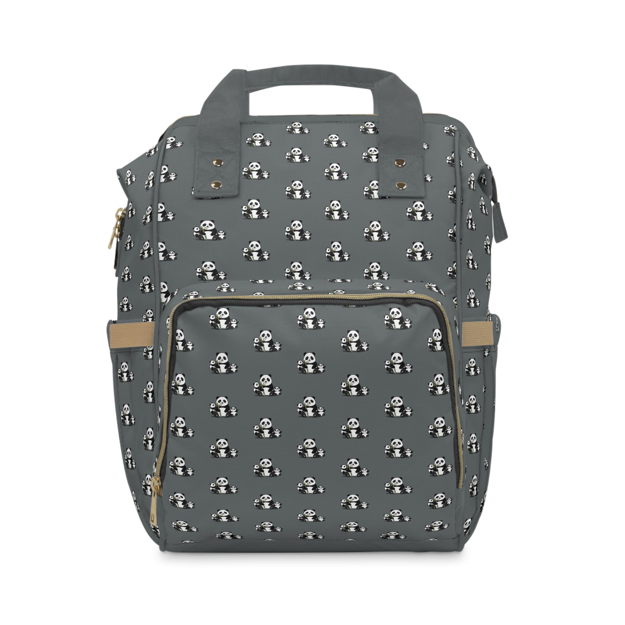 Panda Print Diaper Backpack – Multifunctional Baby Changing Bag