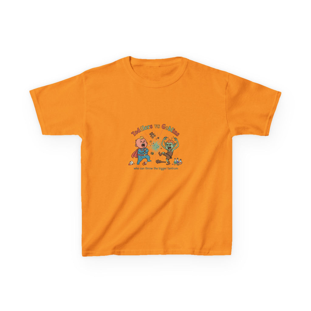 Toddlers vs. Goblins Kids T-Shirt — 'Who Can Throw the Bigger Tantrum'