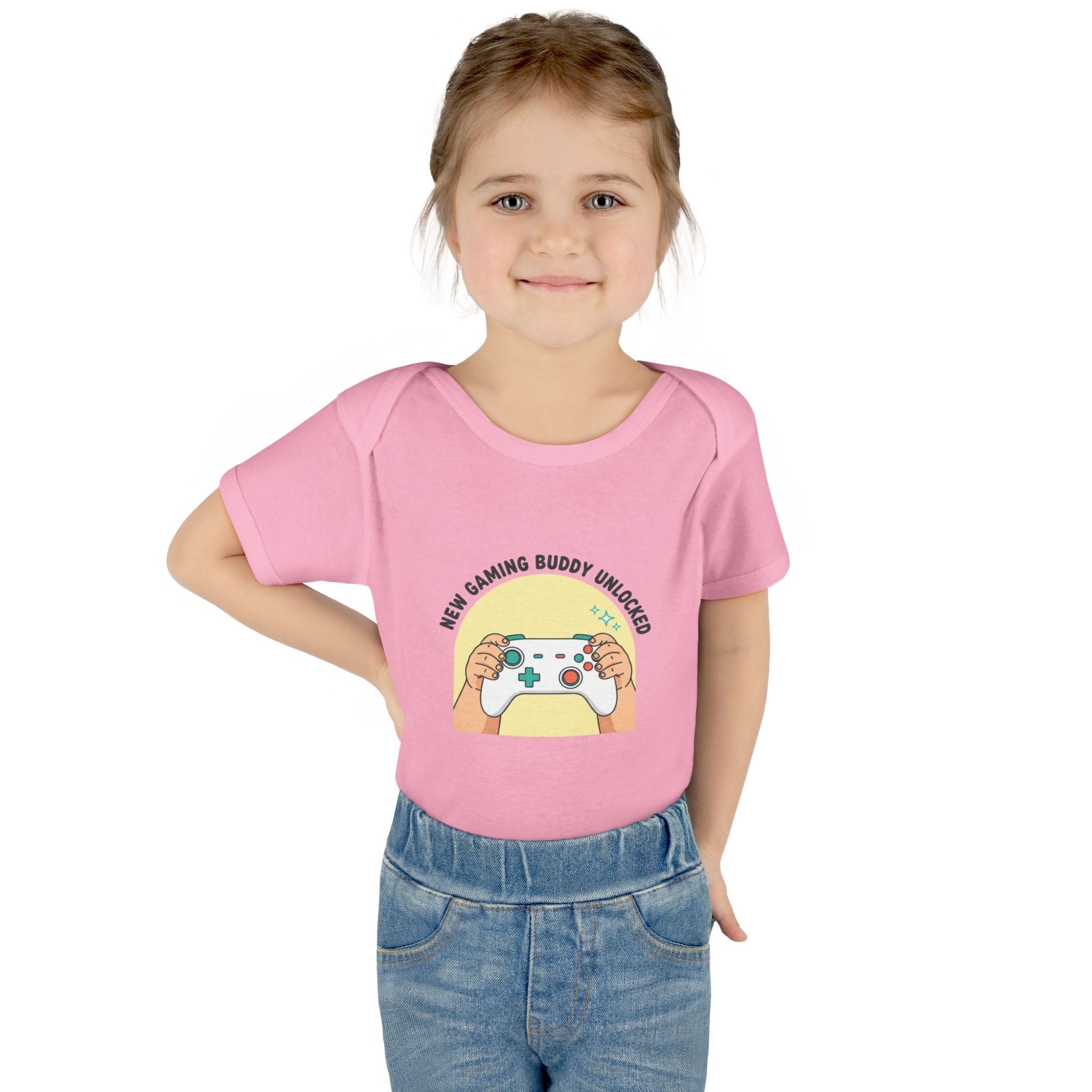 Infant Bodysuit — "New Gaming Buddy Unlocked" Baby Gamer Onesie