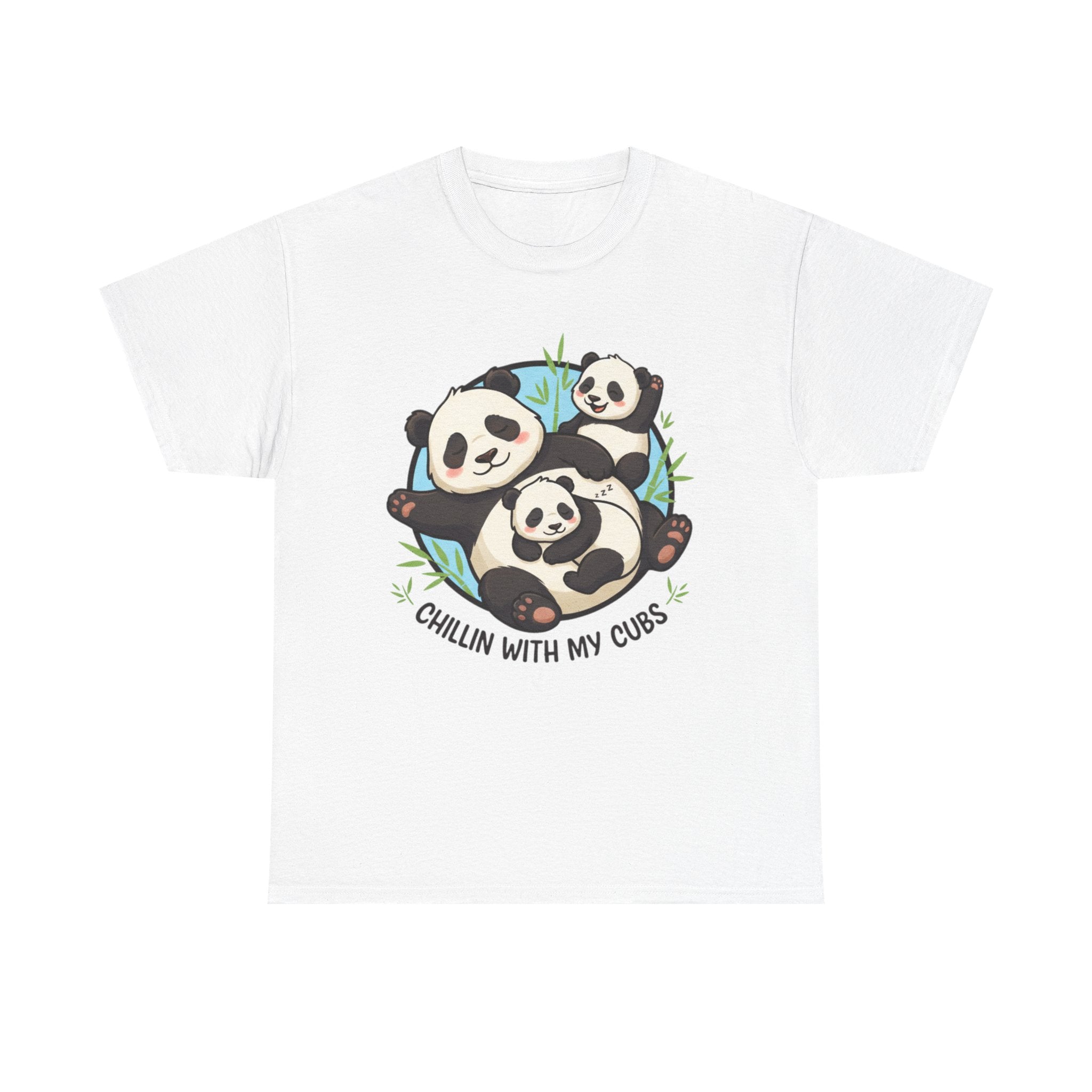 Panda Family 'Chilling with My Cubs' T-Shirt