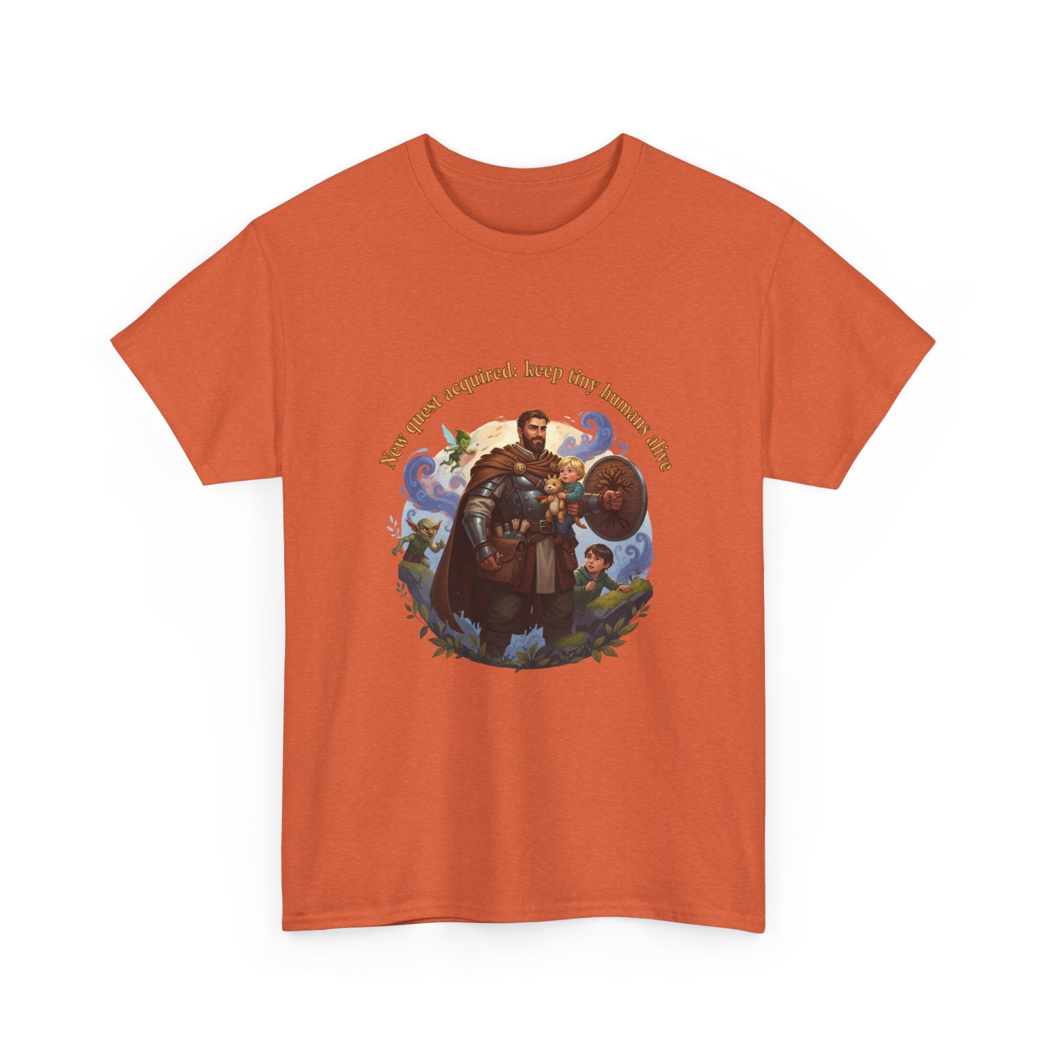 New Quest Acquired: Keep Tiny Humans Alive Dad Shirt — Father's Day Tee