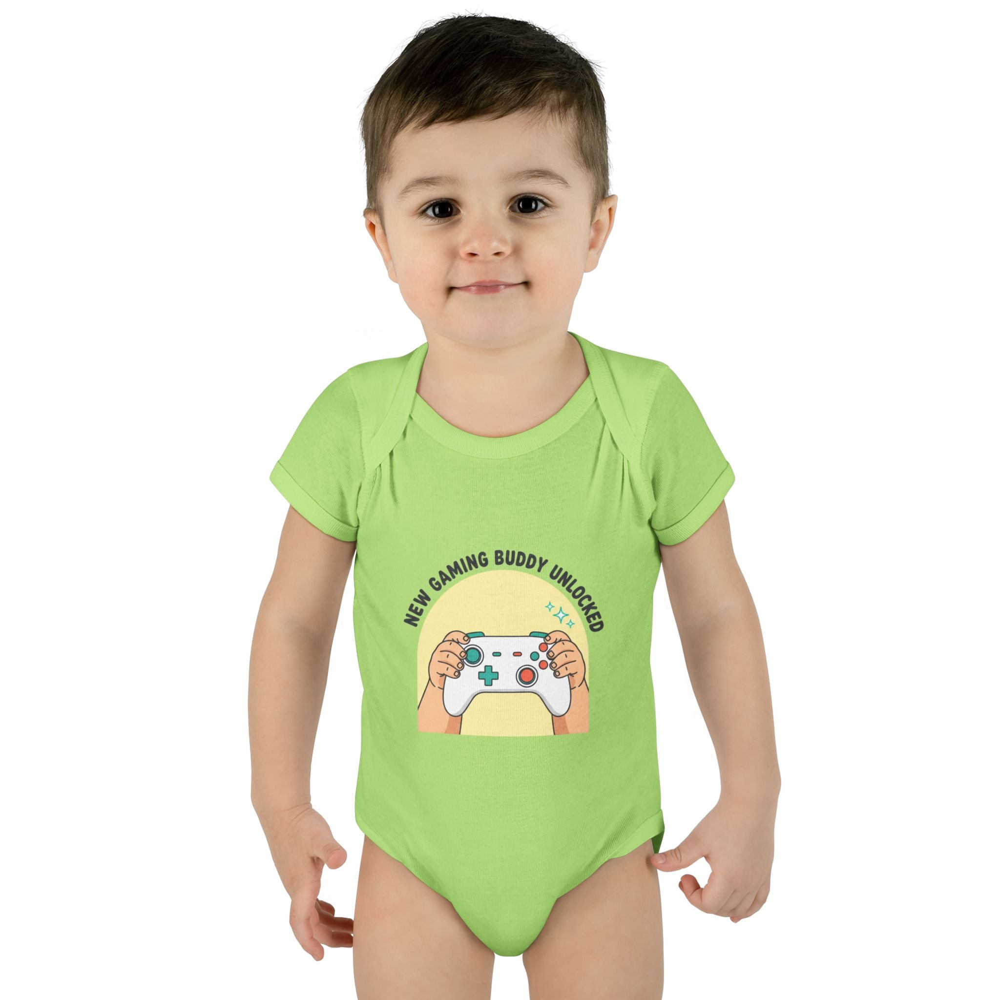 Infant Bodysuit — "New Gaming Buddy Unlocked" Baby Gamer Onesie