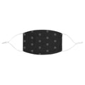 D20 Dice Black Reuseable Face Mask