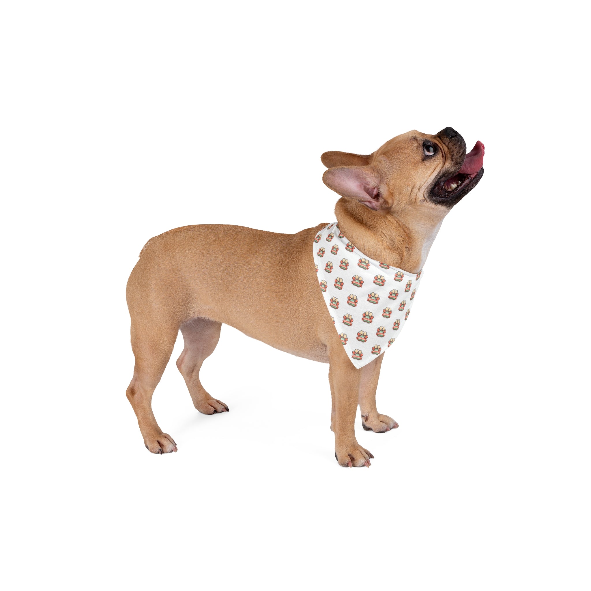 Cute Paw Print Pet Bandana