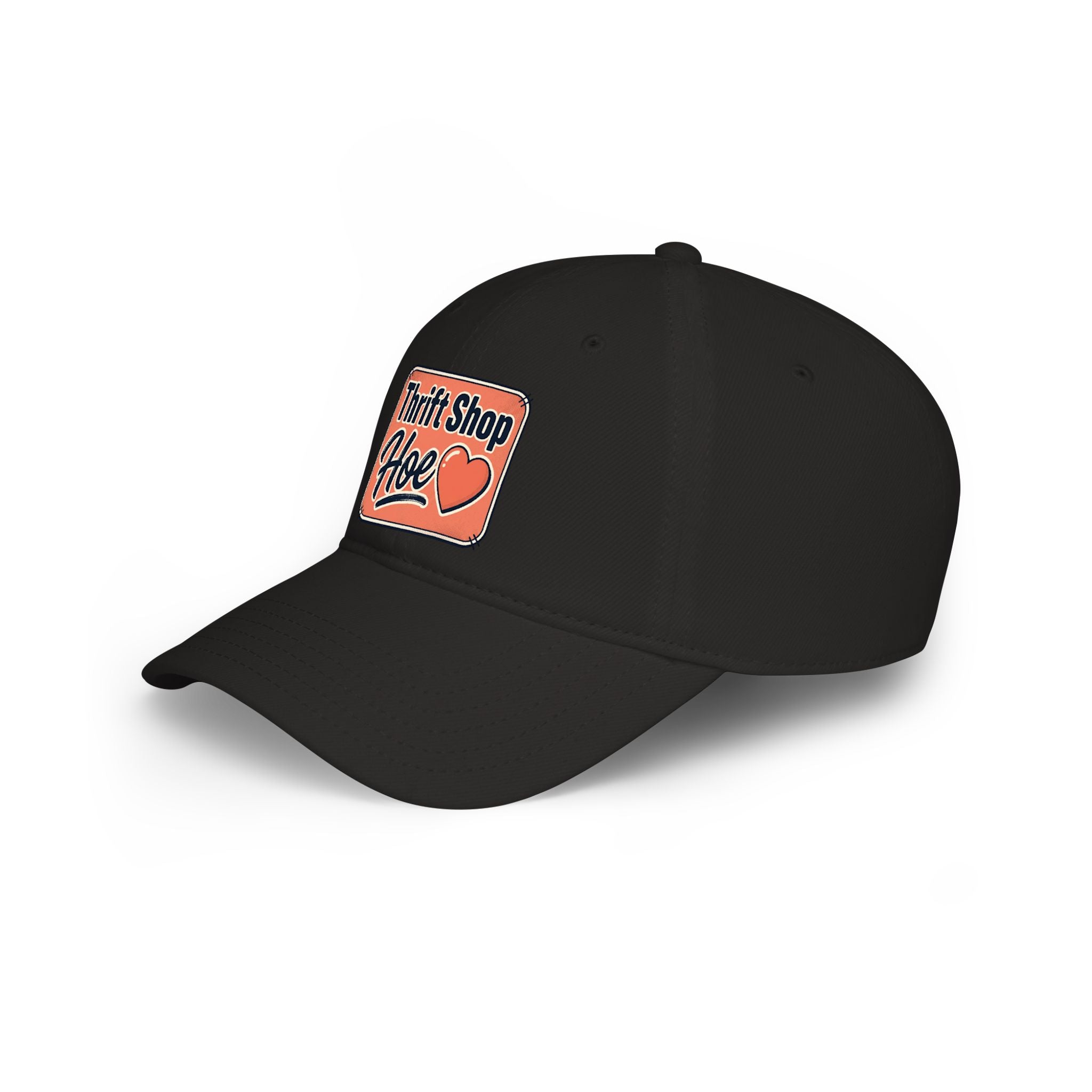 Thrift Shop Hoe Embroidered Baseball Cap — Vintage Retro Patch Hat