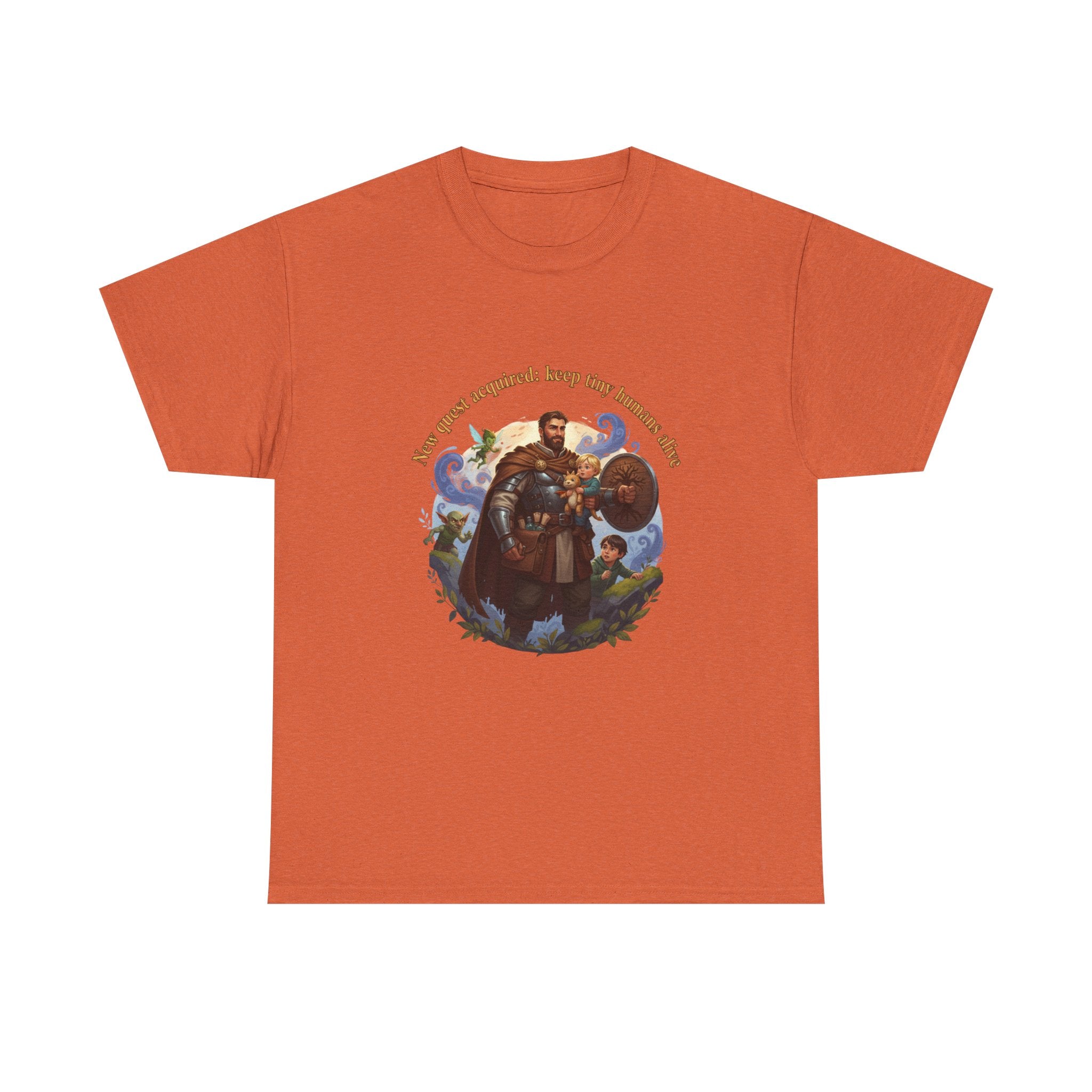 New Quest Acquired: Keep Tiny Humans Alive Dad Shirt — Father's Day Tee