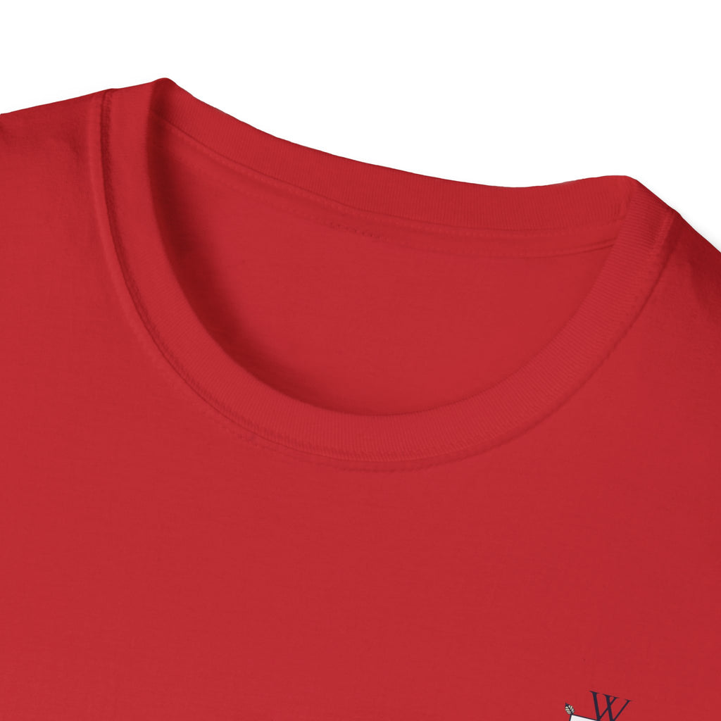 Motherhood Badge T-Shirt — "Motherhood: Fueled by Love, Coffee & Wine" Graphic Tee