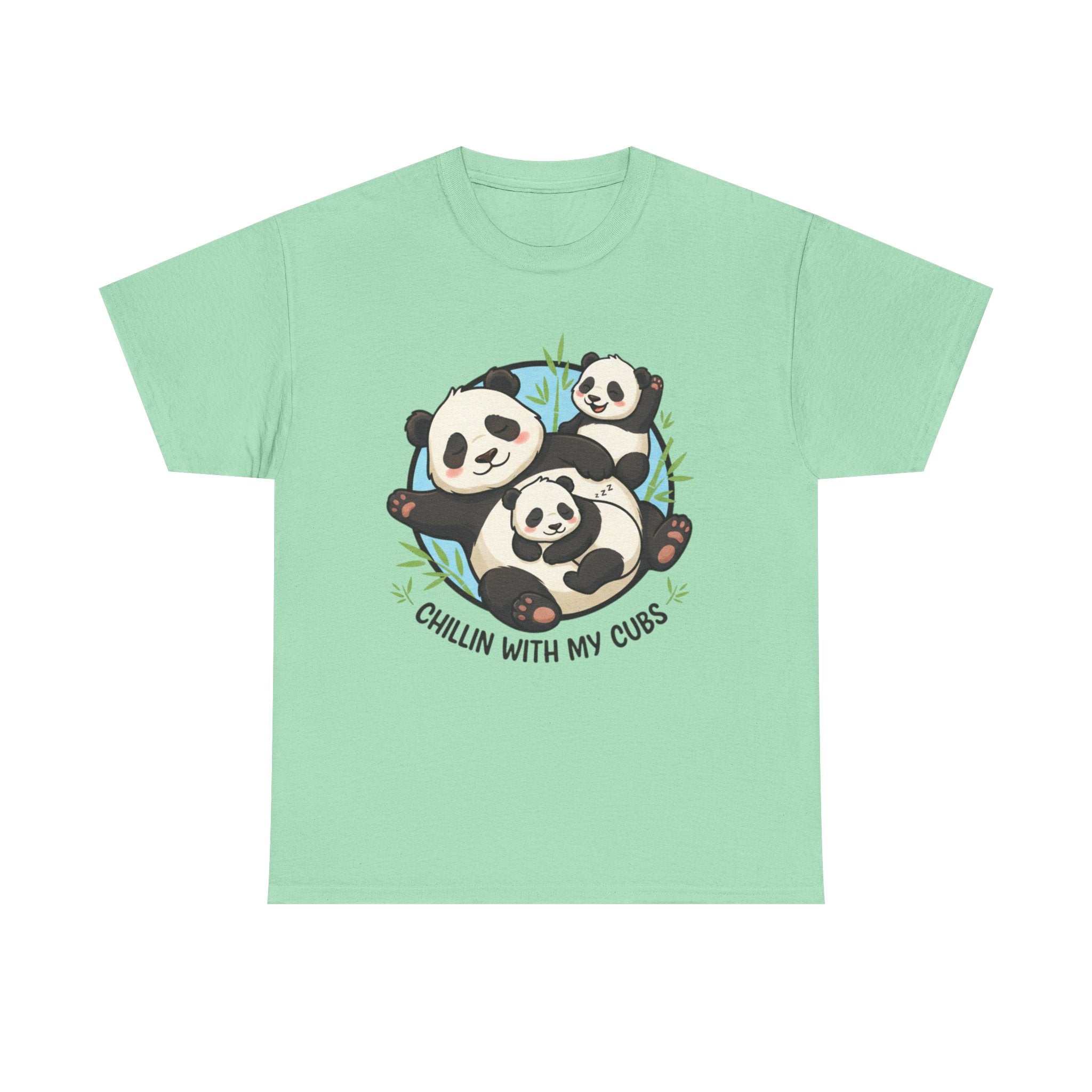 Panda Family 'Chilling with My Cubs' T-Shirt