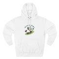 Panda Lover Fleece Hoodie — Chill Vibes Three-Panel Pullover