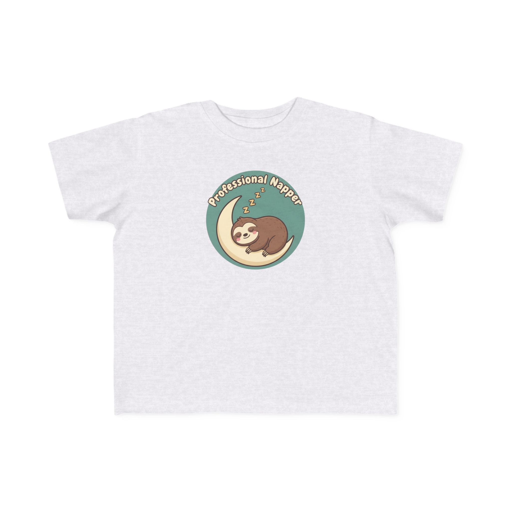 Professional Napper Toddler Tee — Cute Sloth Sleep Shirt for Kids