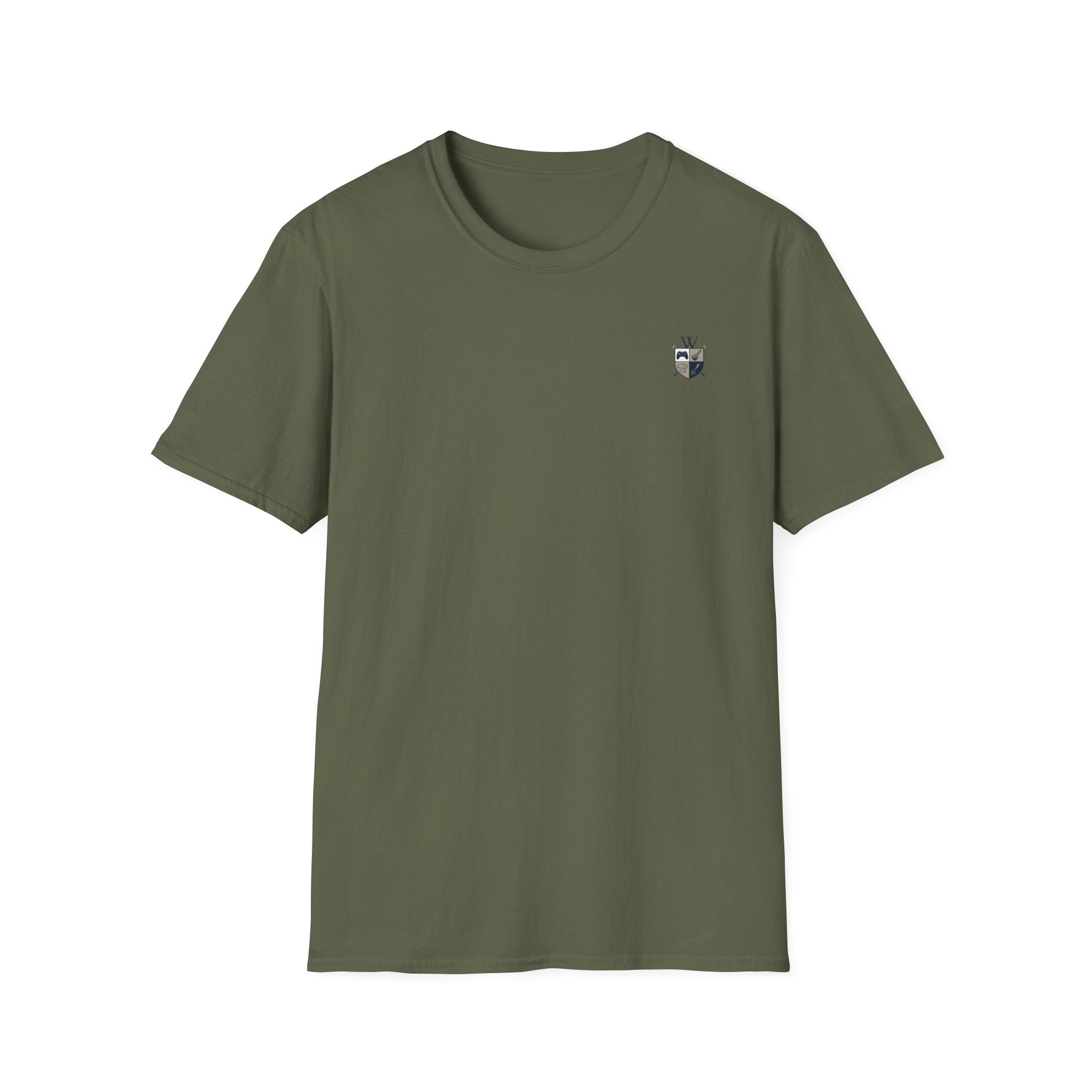 Motherhood Badge T-Shirt — "Motherhood: Fueled by Love, Coffee & Wine" Graphic Tee
