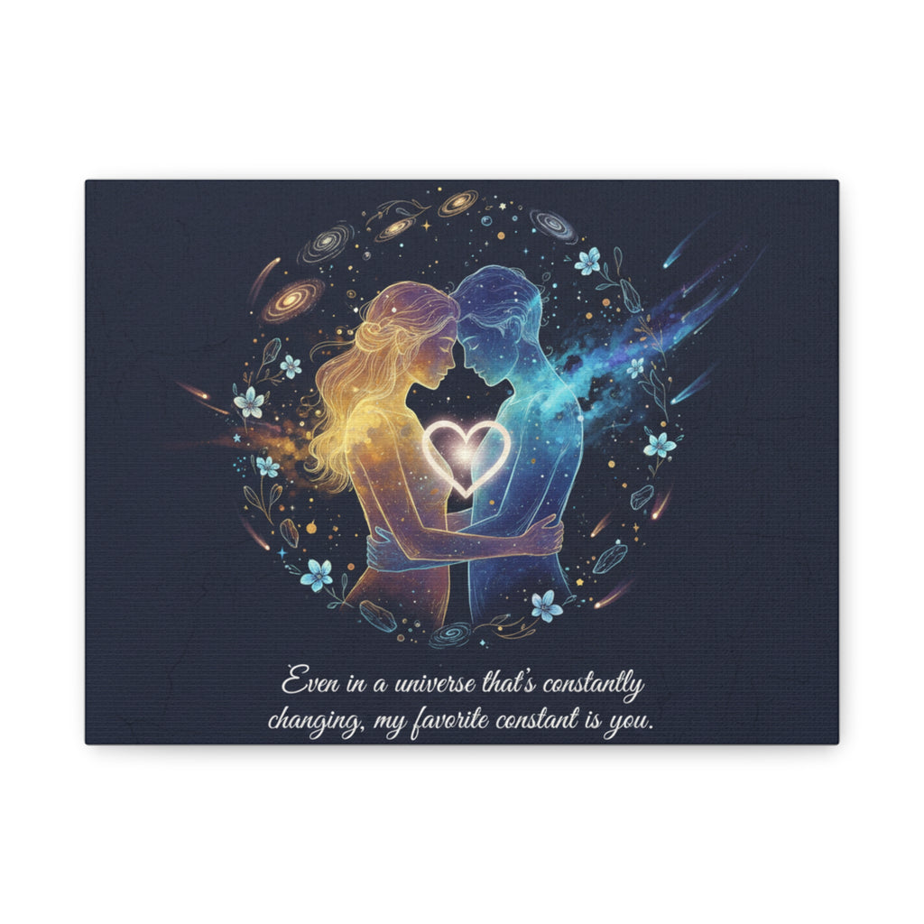Love & Universe Soul Mates Matte Canvas Wall Art (Stretched)