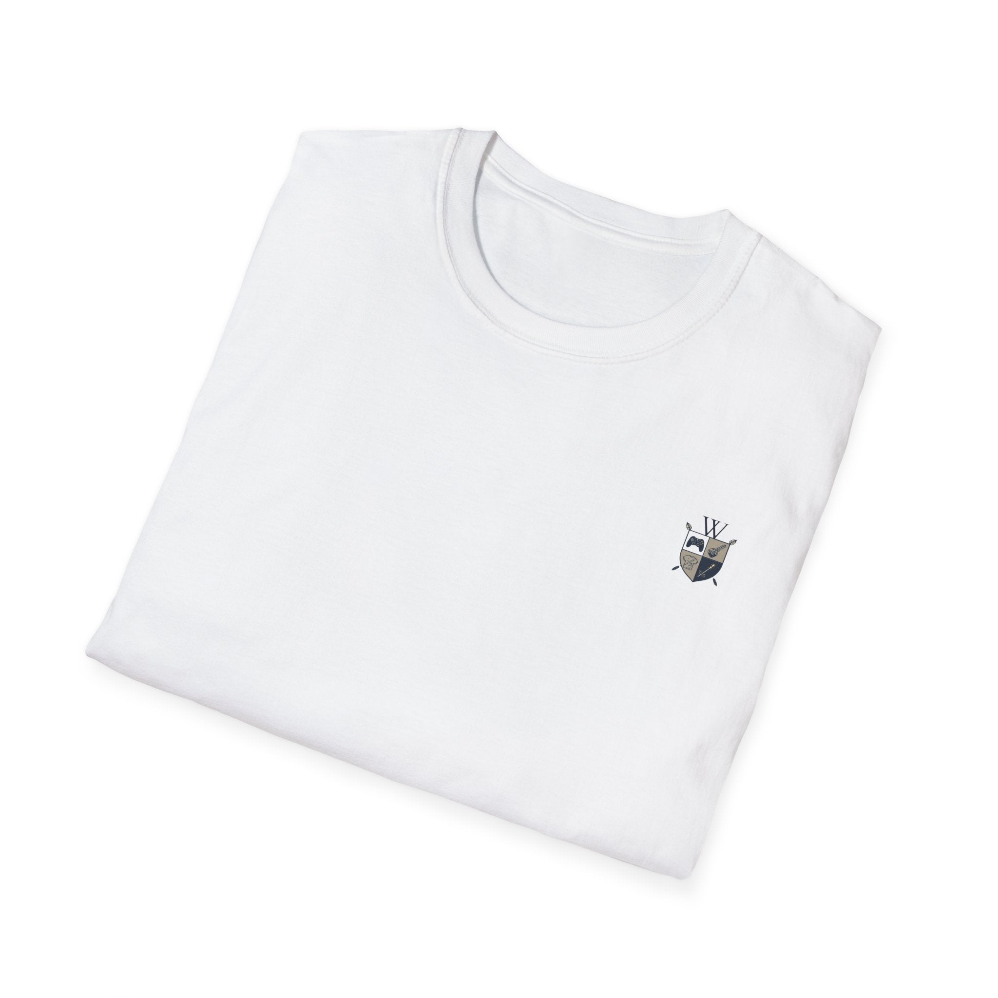 Motherhood Badge T-Shirt — "Motherhood: Fueled by Love, Coffee & Wine" Graphic Tee