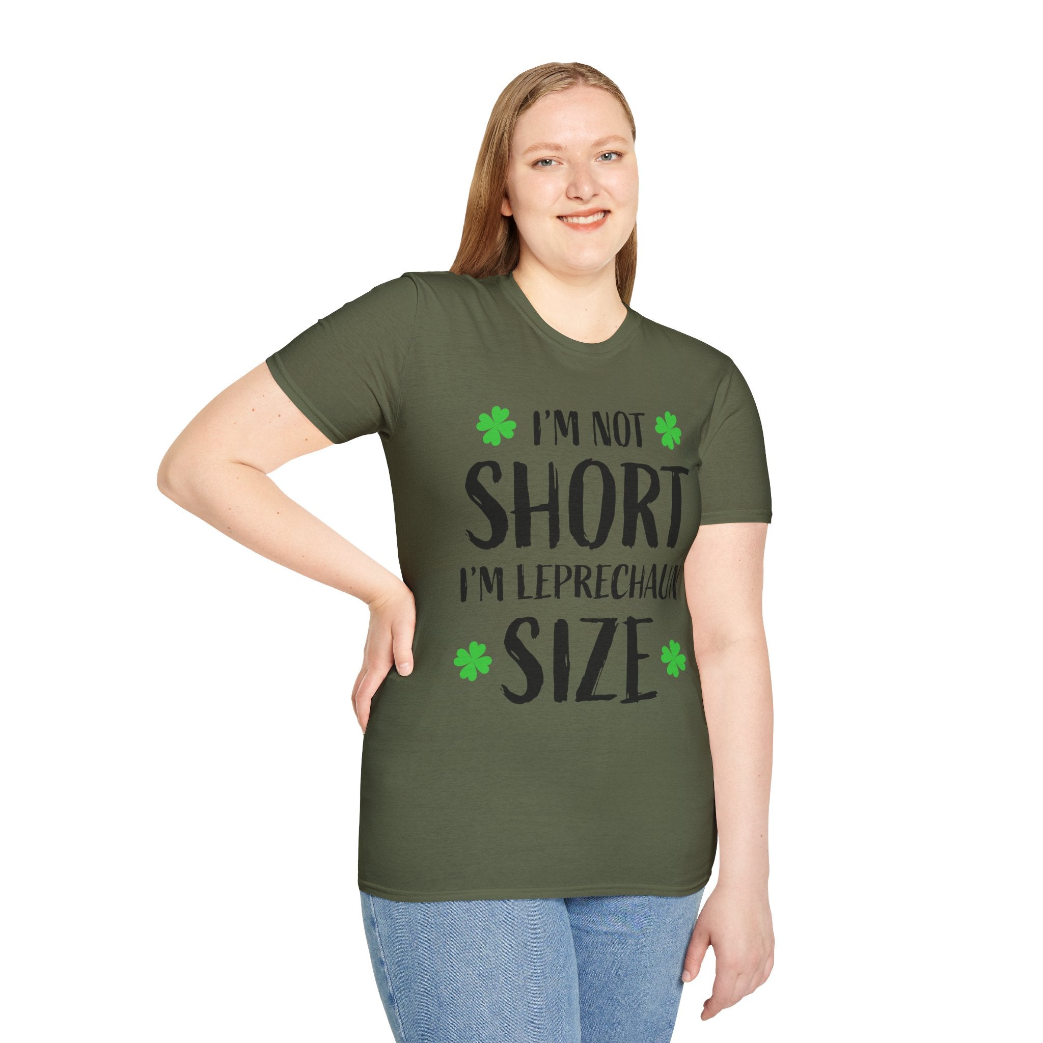 I'm Not Short I'm Leprechaun Size T-Shirt — Funny St. Patrick's Day Tee