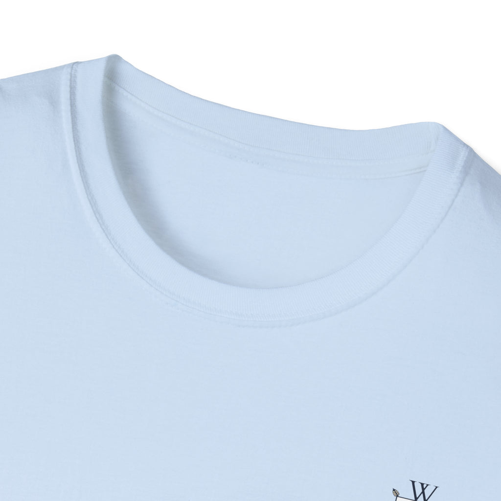 Motherhood Badge T-Shirt — "Motherhood: Fueled by Love, Coffee & Wine" Graphic Tee