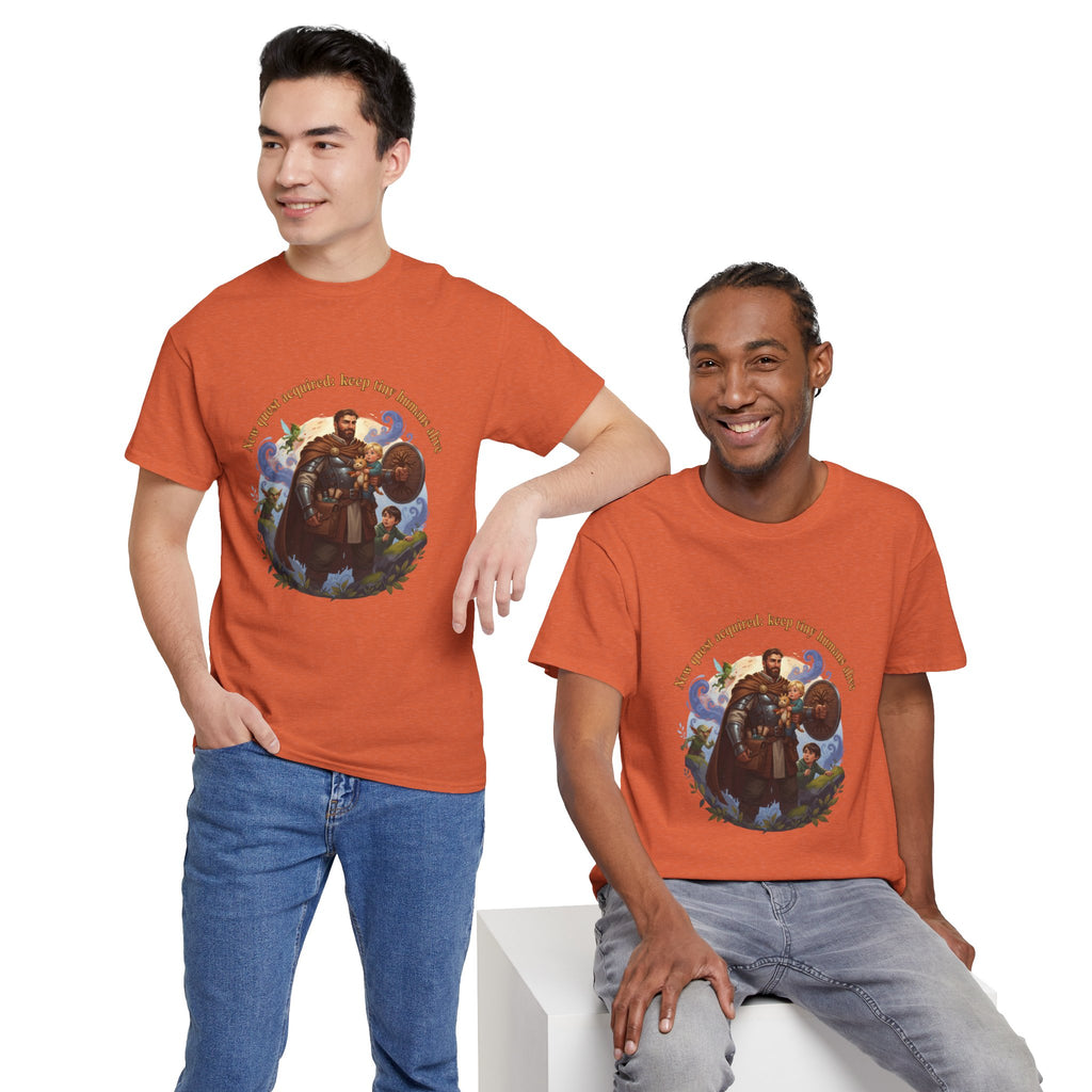 New Quest Acquired: Keep Tiny Humans Alive Dad Shirt — Father's Day Tee