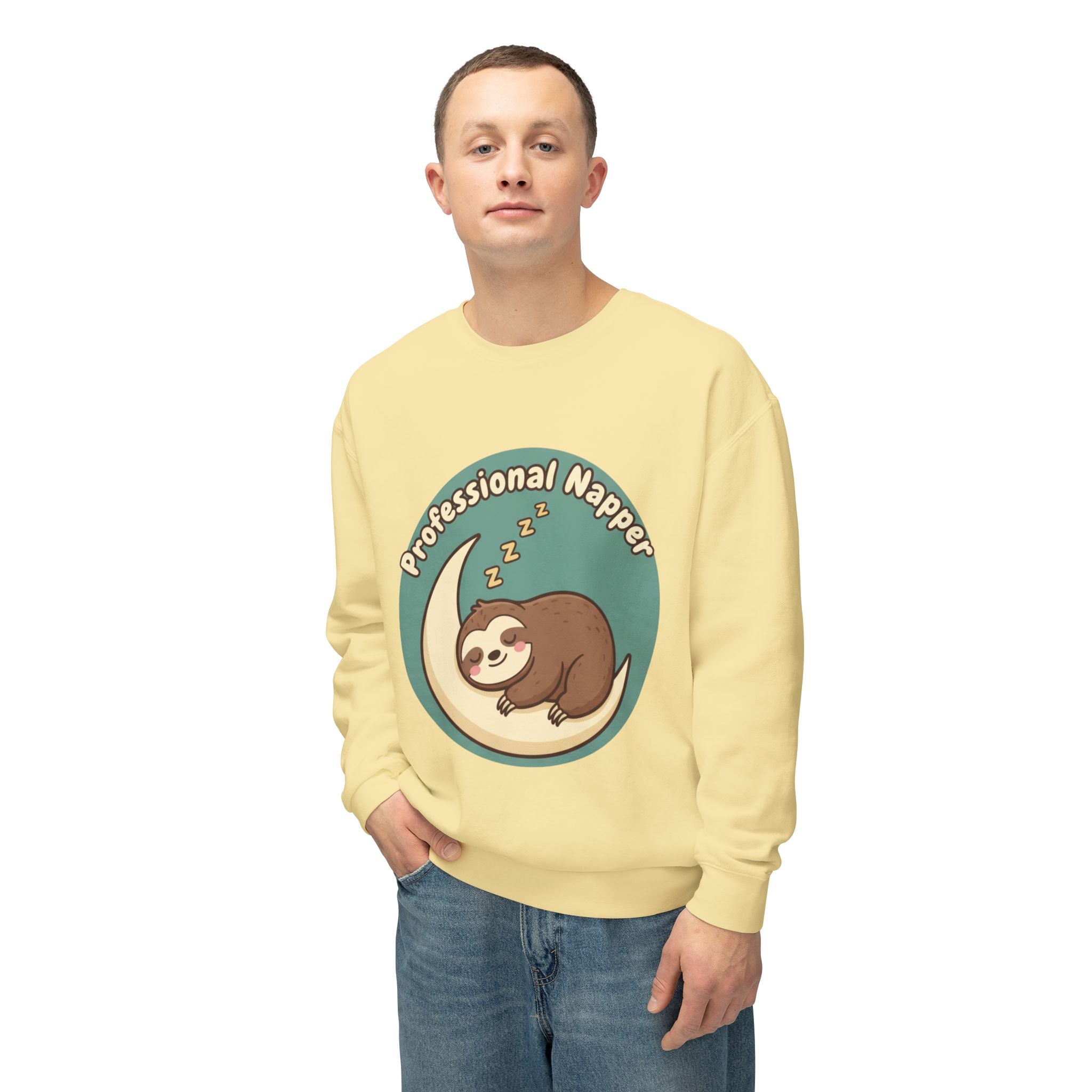 “Professional Sleeper” Crewneck Sweatshirt — Funny Pullover
