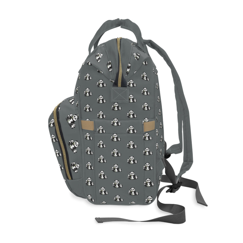Panda Print Diaper Backpack – Multifunctional Baby Changing Bag
