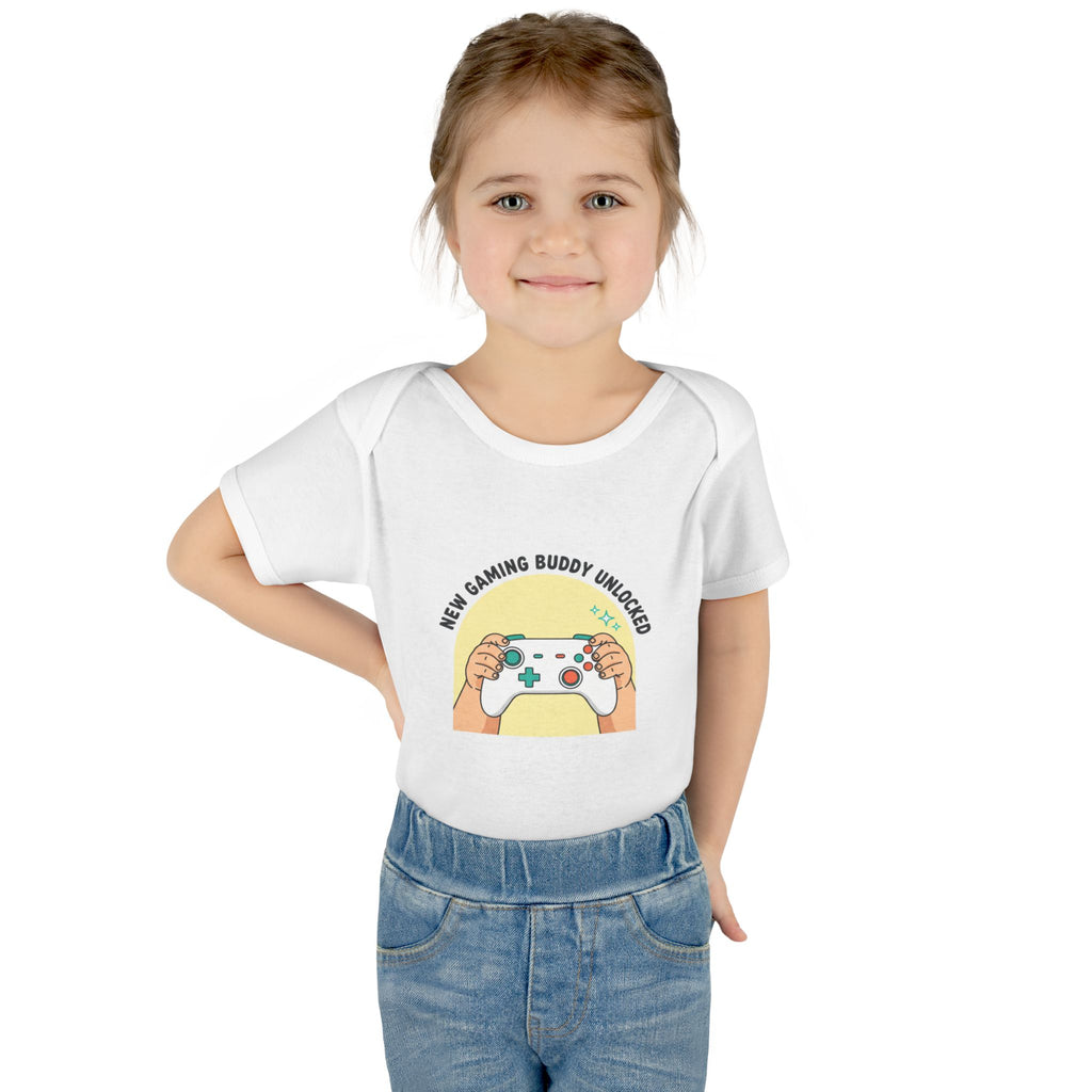 Infant Bodysuit — "New Gaming Buddy Unlocked" Baby Gamer Onesie