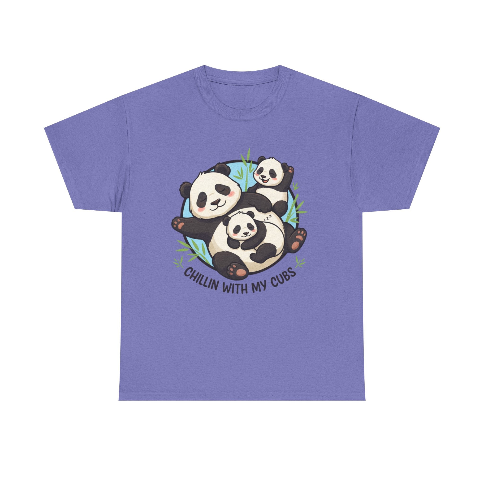 Panda Family 'Chilling with My Cubs' T-Shirt