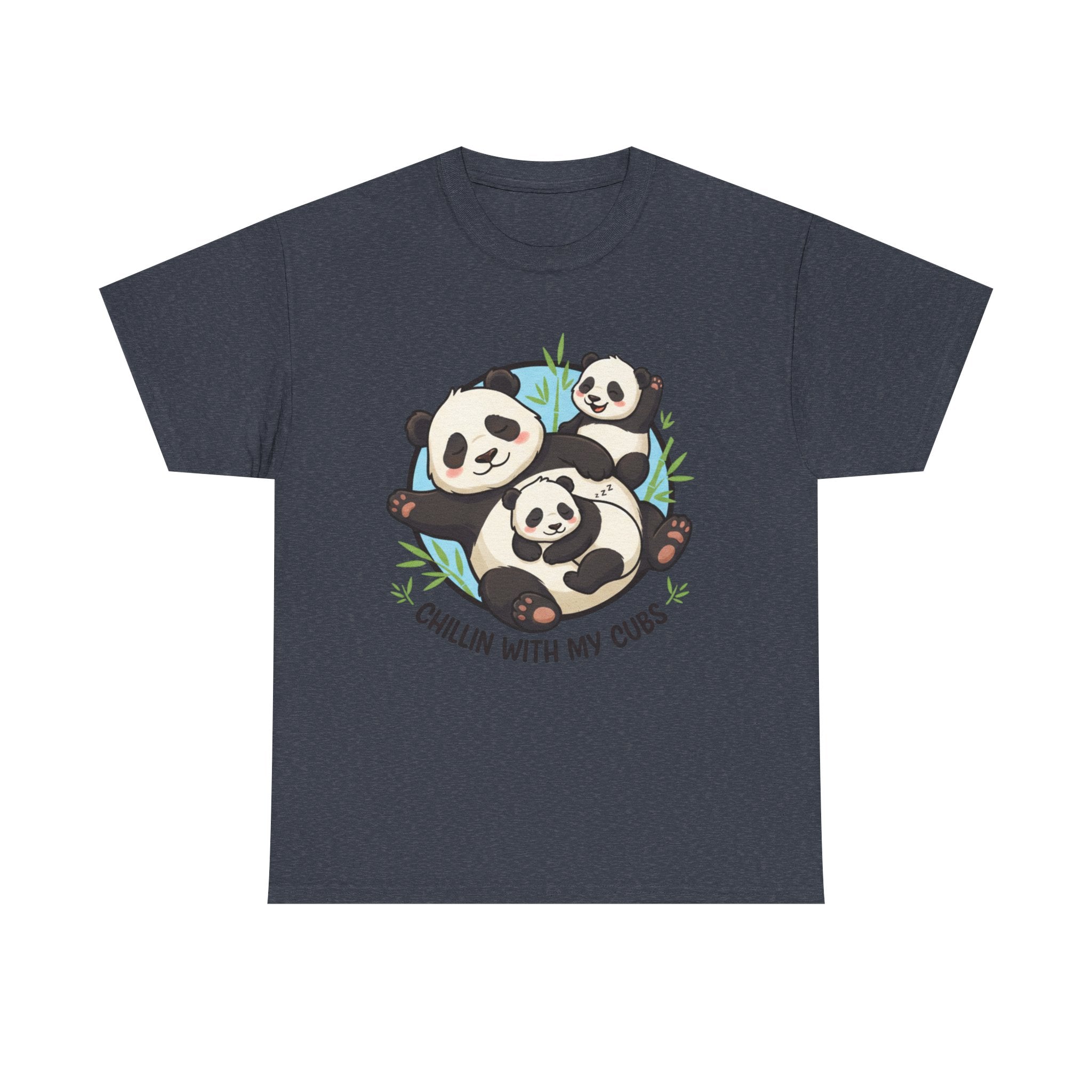 Panda Family 'Chilling with My Cubs' T-Shirt