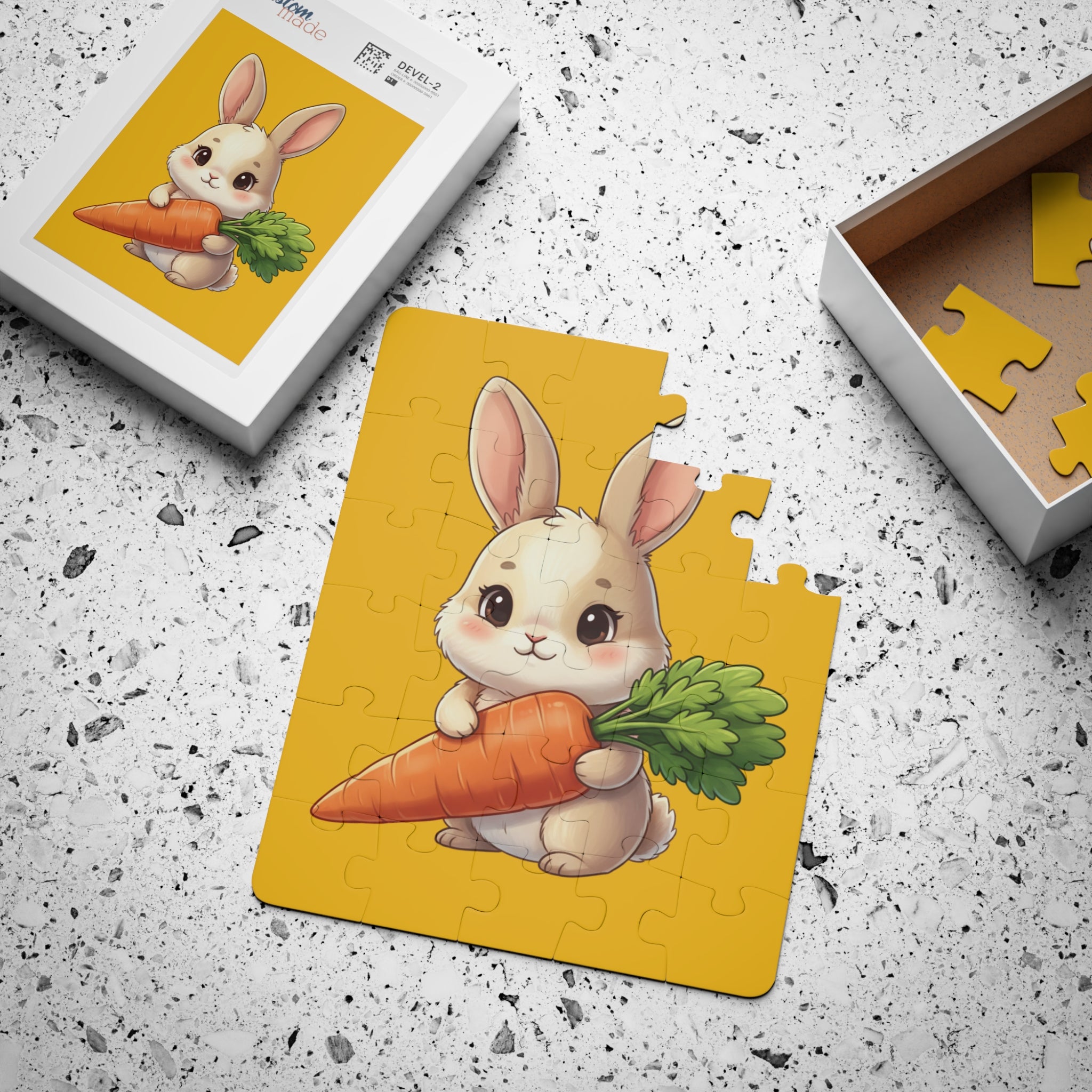 Bunny & Carrot— Toddler/Kids 30-Piece Puzzle