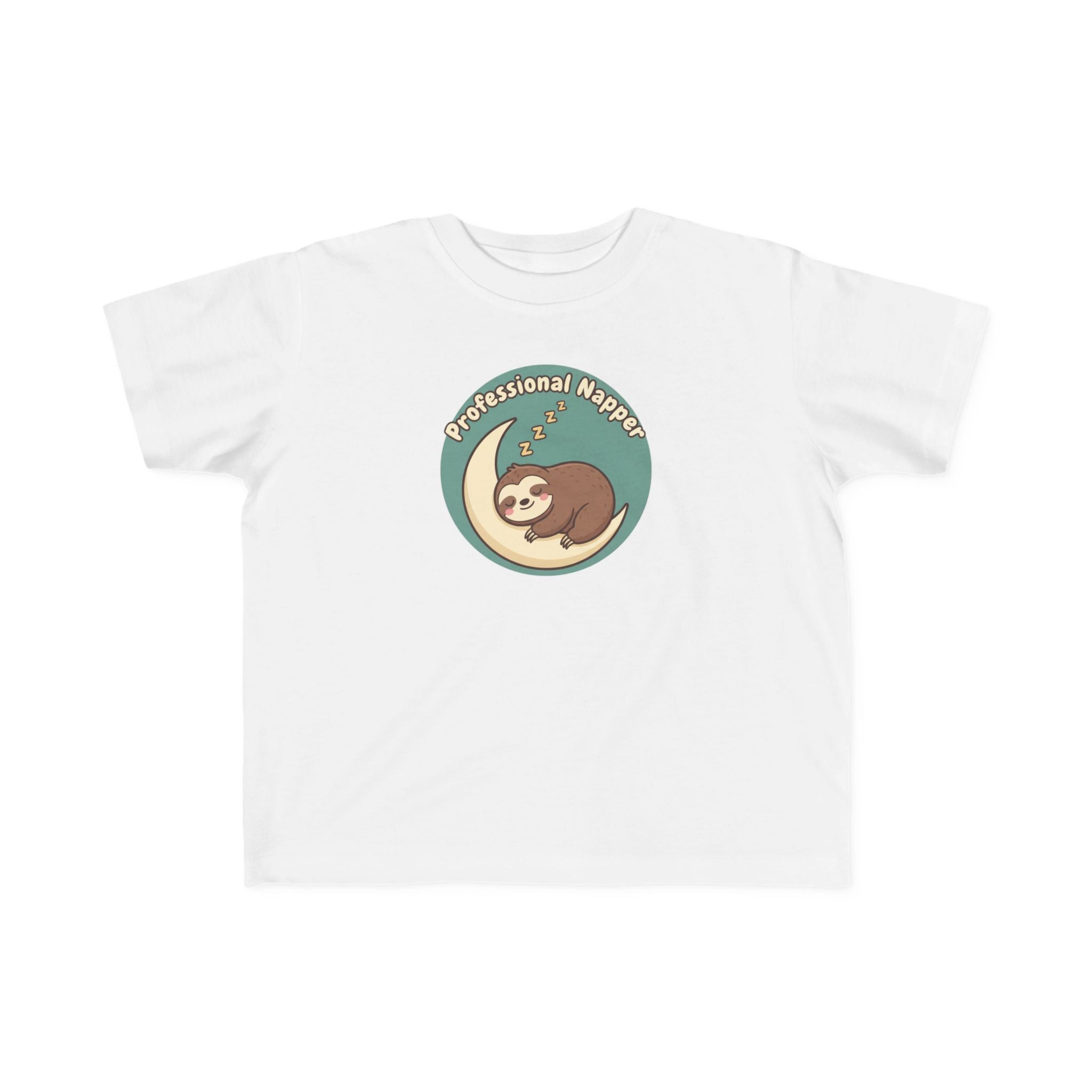 Professional Napper Toddler Tee — Cute Sloth Sleep Shirt for Kids