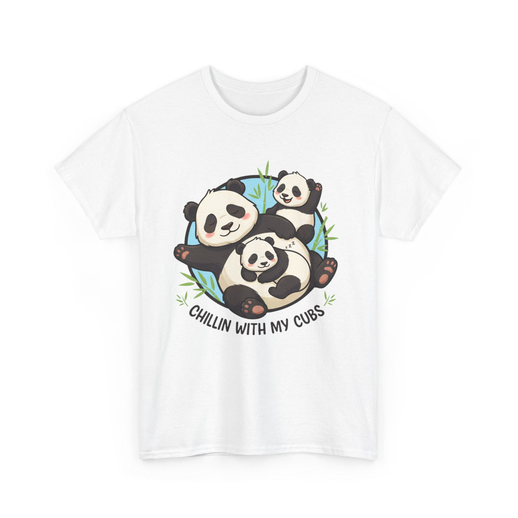 Panda Family 'Chilling with My Cubs' T-Shirt