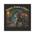 Dungeons, Dragons & Diapers Car Magnet — Funny D&D Dad Family Vehicle Decal