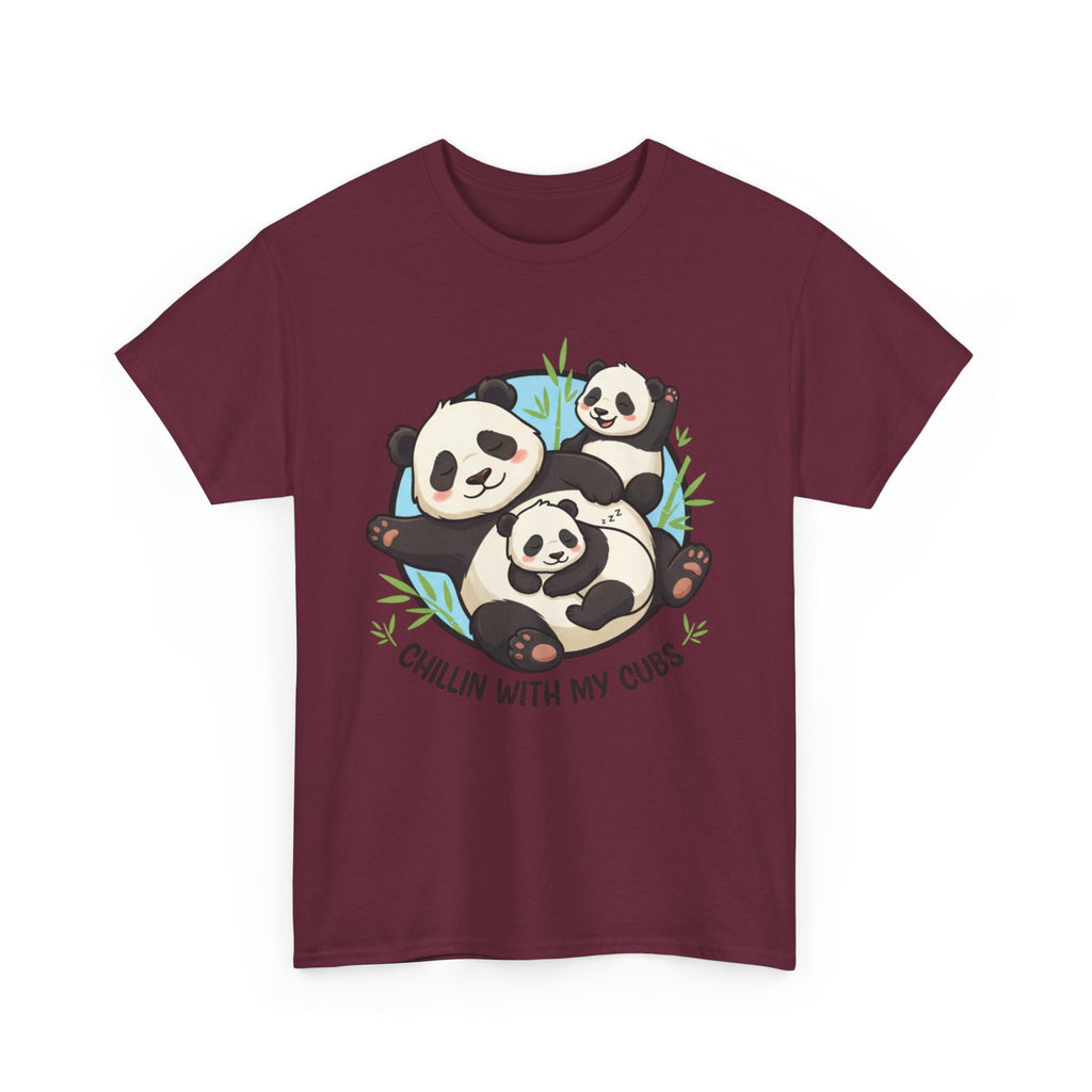 Panda Family 'Chilling with My Cubs' T-Shirt