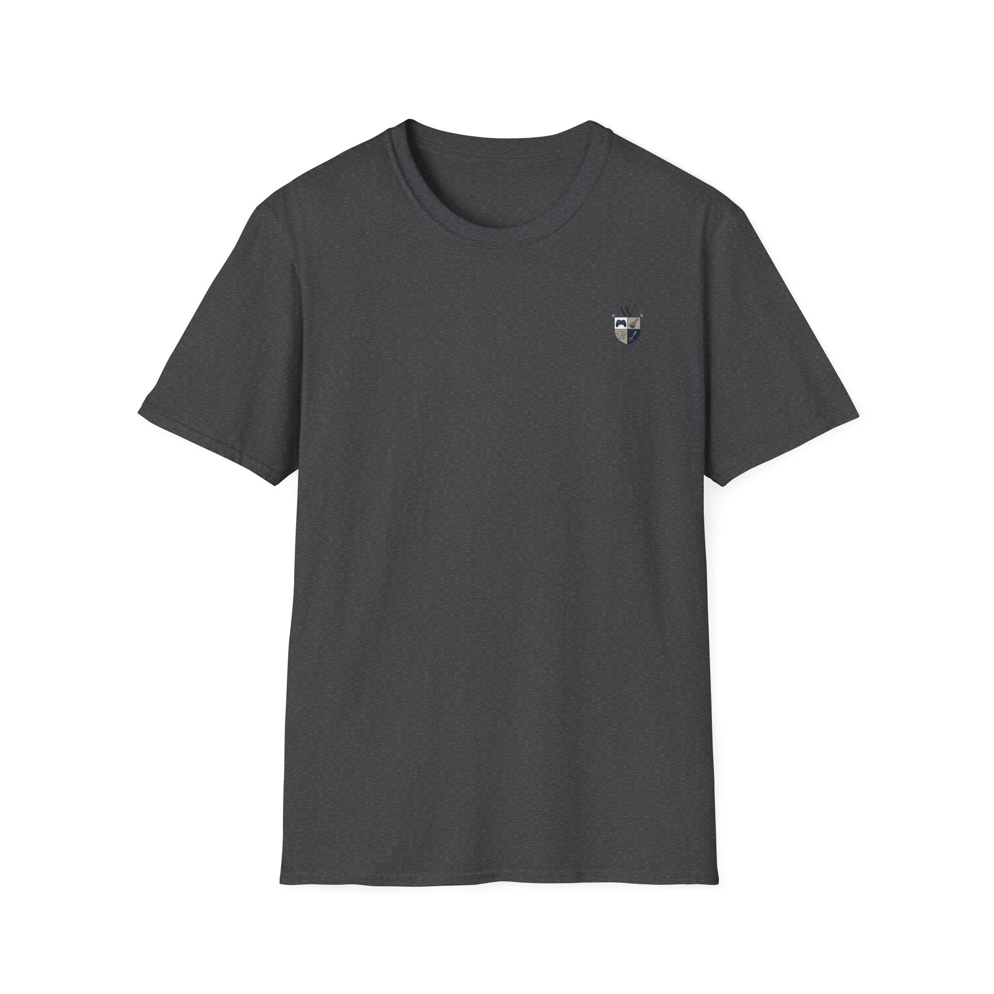 Motherhood Badge T-Shirt — "Motherhood: Fueled by Love, Coffee & Wine" Graphic Tee