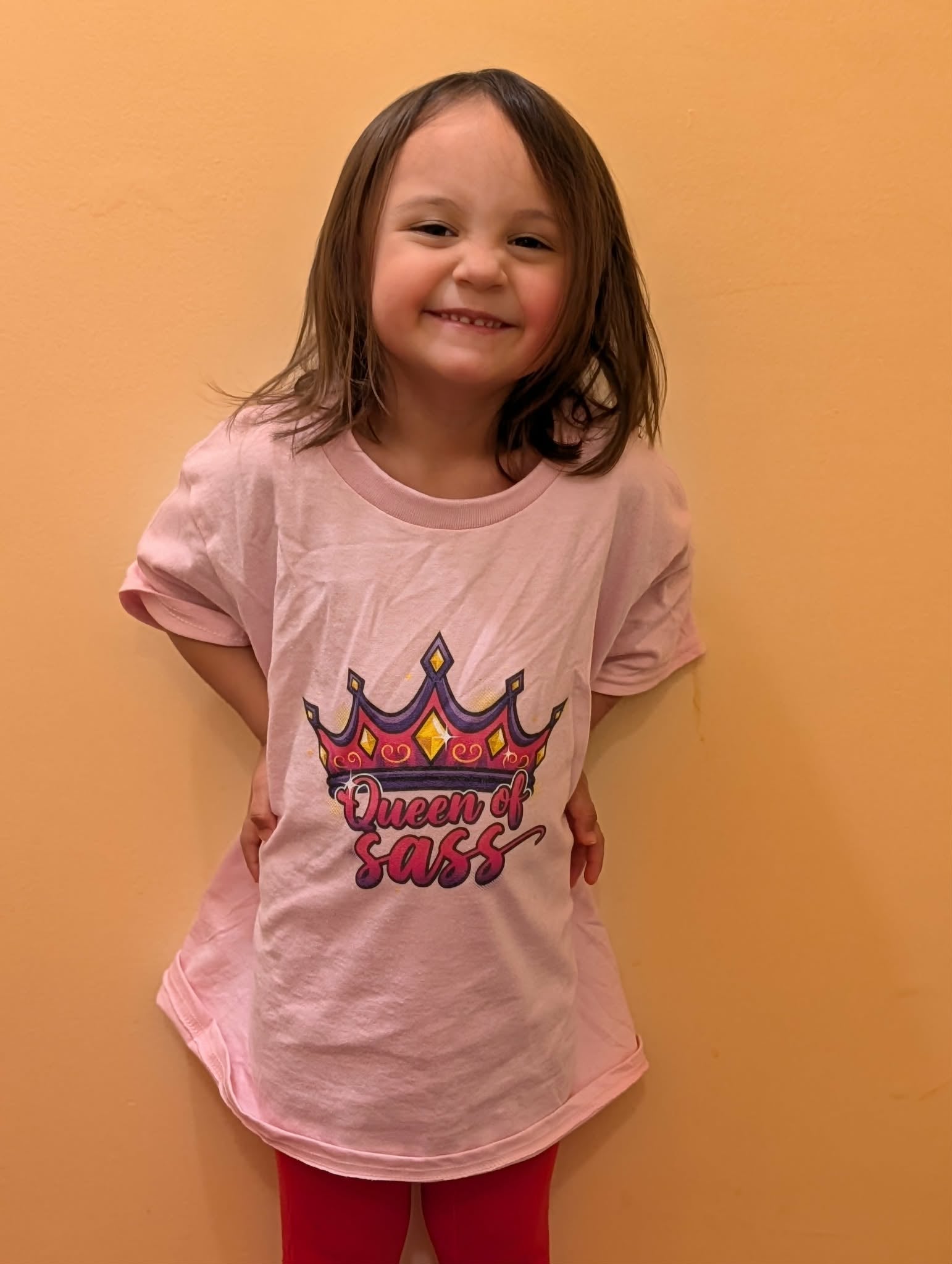 Kids Tee — "Queen of Sass"