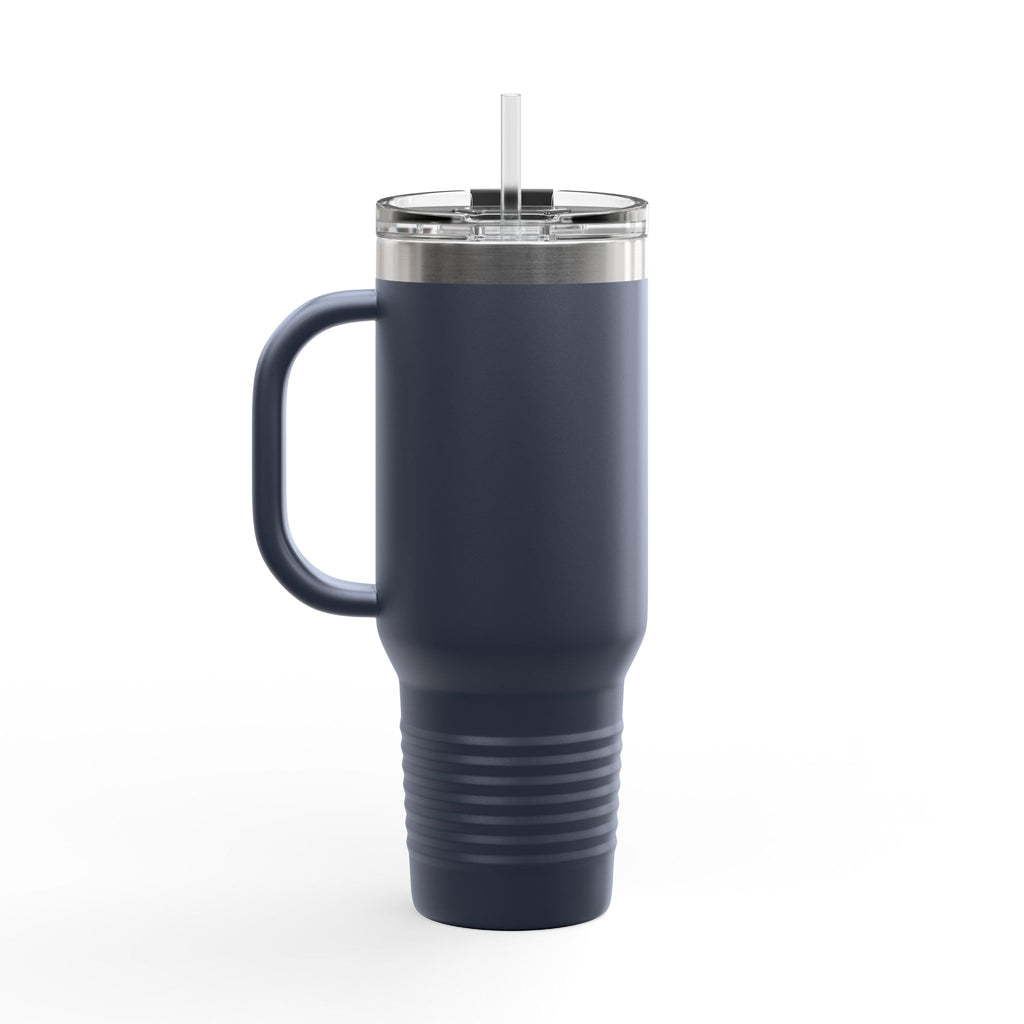 40oz Insulated Travel Mug — Quest Log Checklist "Wake Up • Acquire Beverage"
