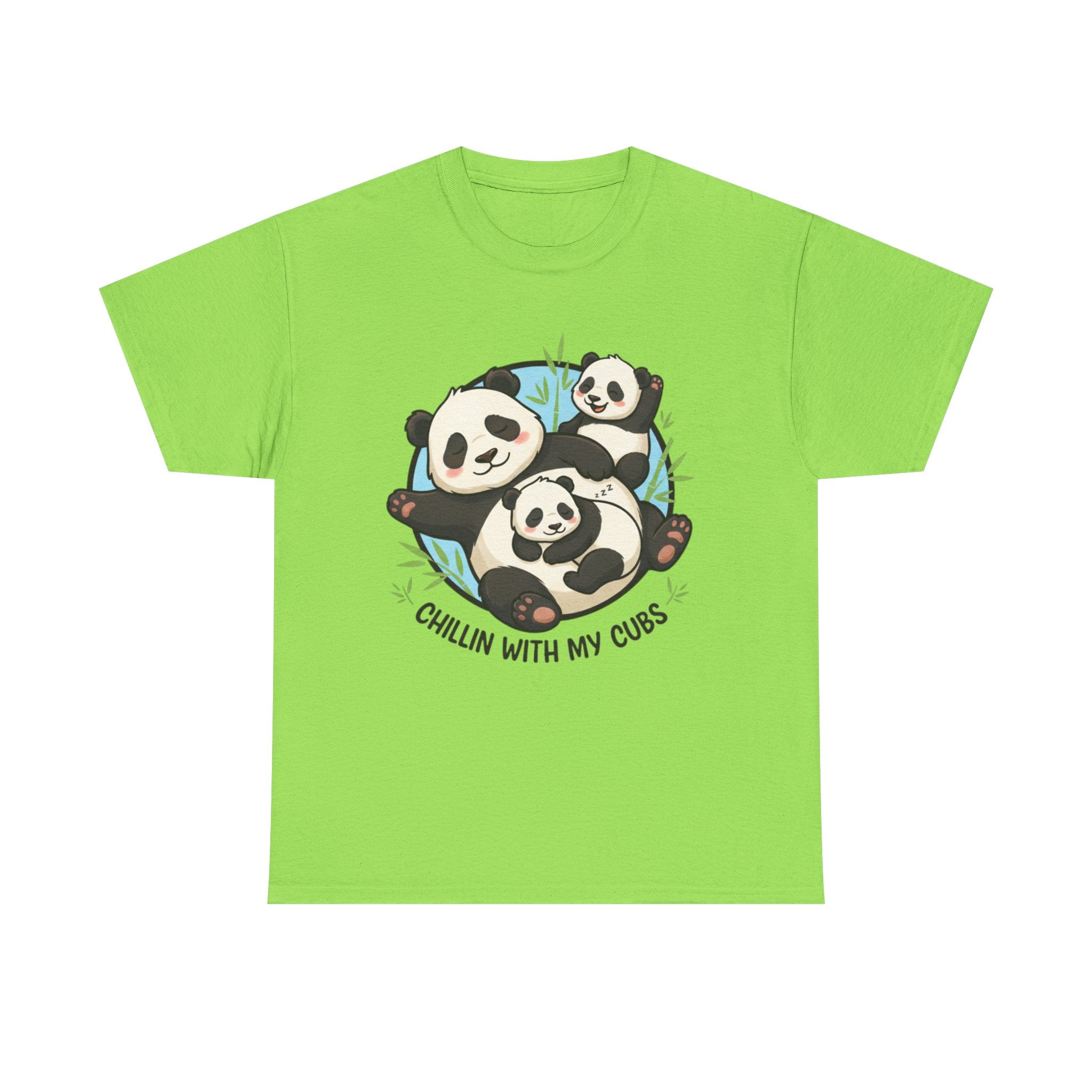 Panda Family 'Chilling with My Cubs' T-Shirt