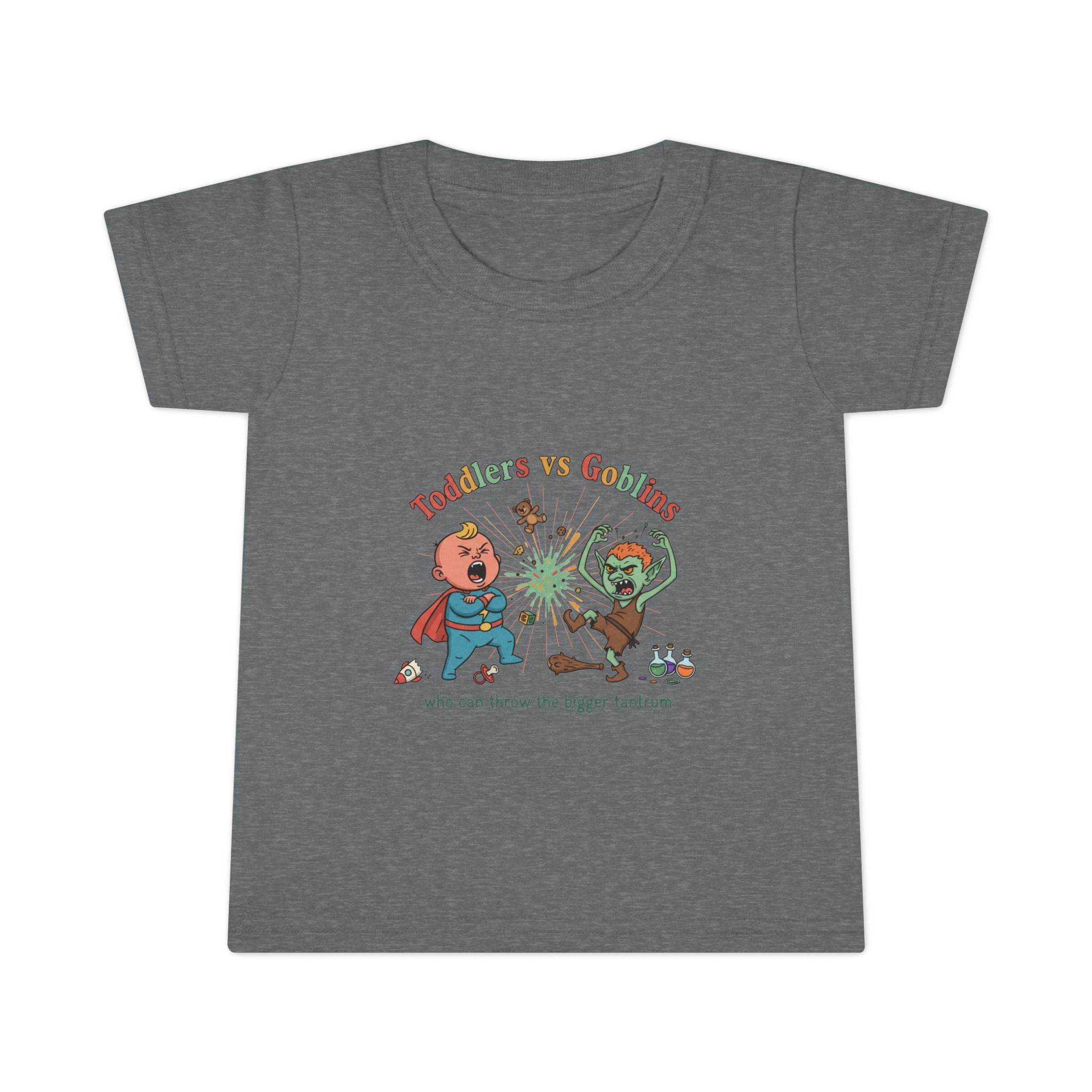 Toddlers vs Goblins Tantrum T-Shirt — Funny Toddler Tee