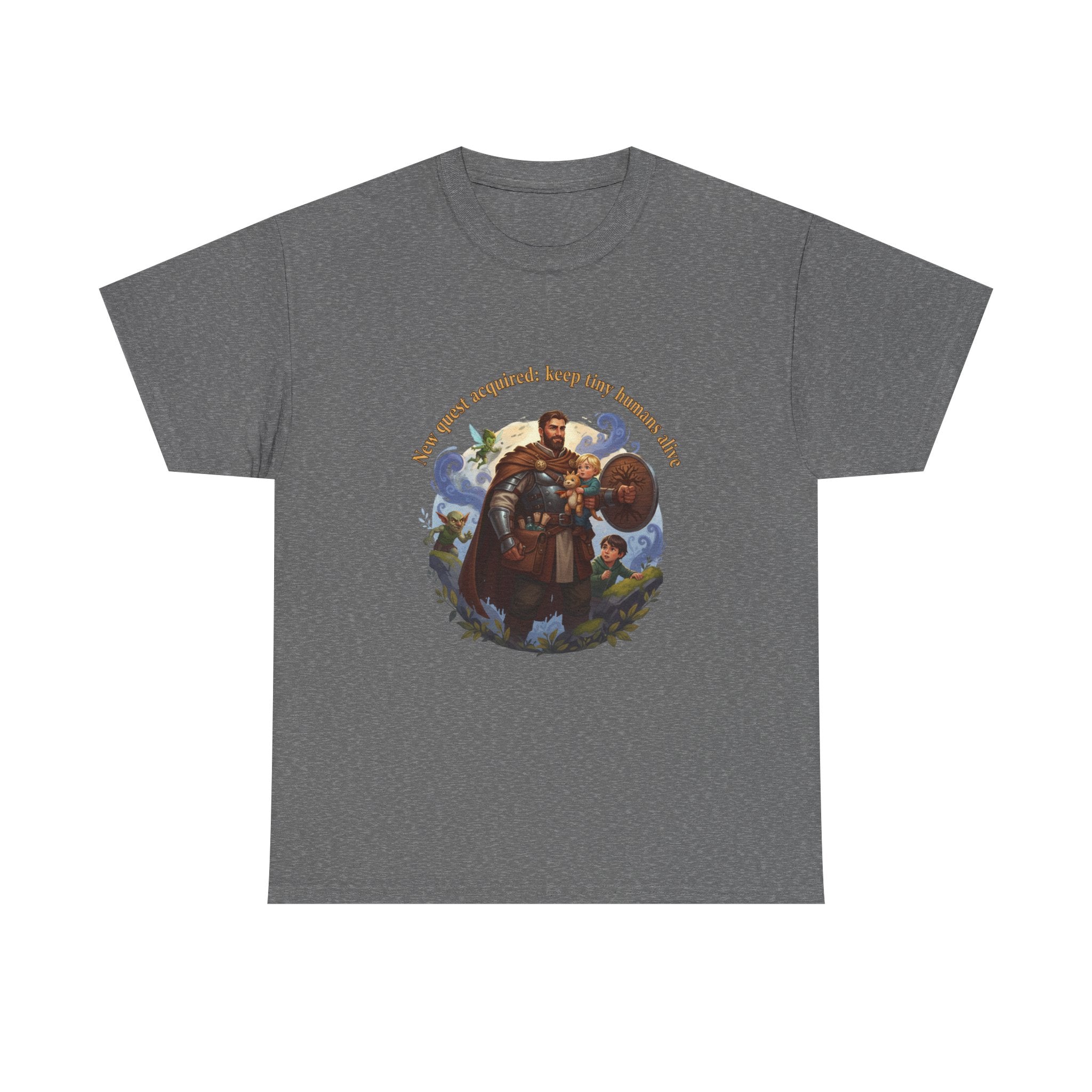 New Quest Acquired: Keep Tiny Humans Alive Dad Shirt — Father's Day Tee