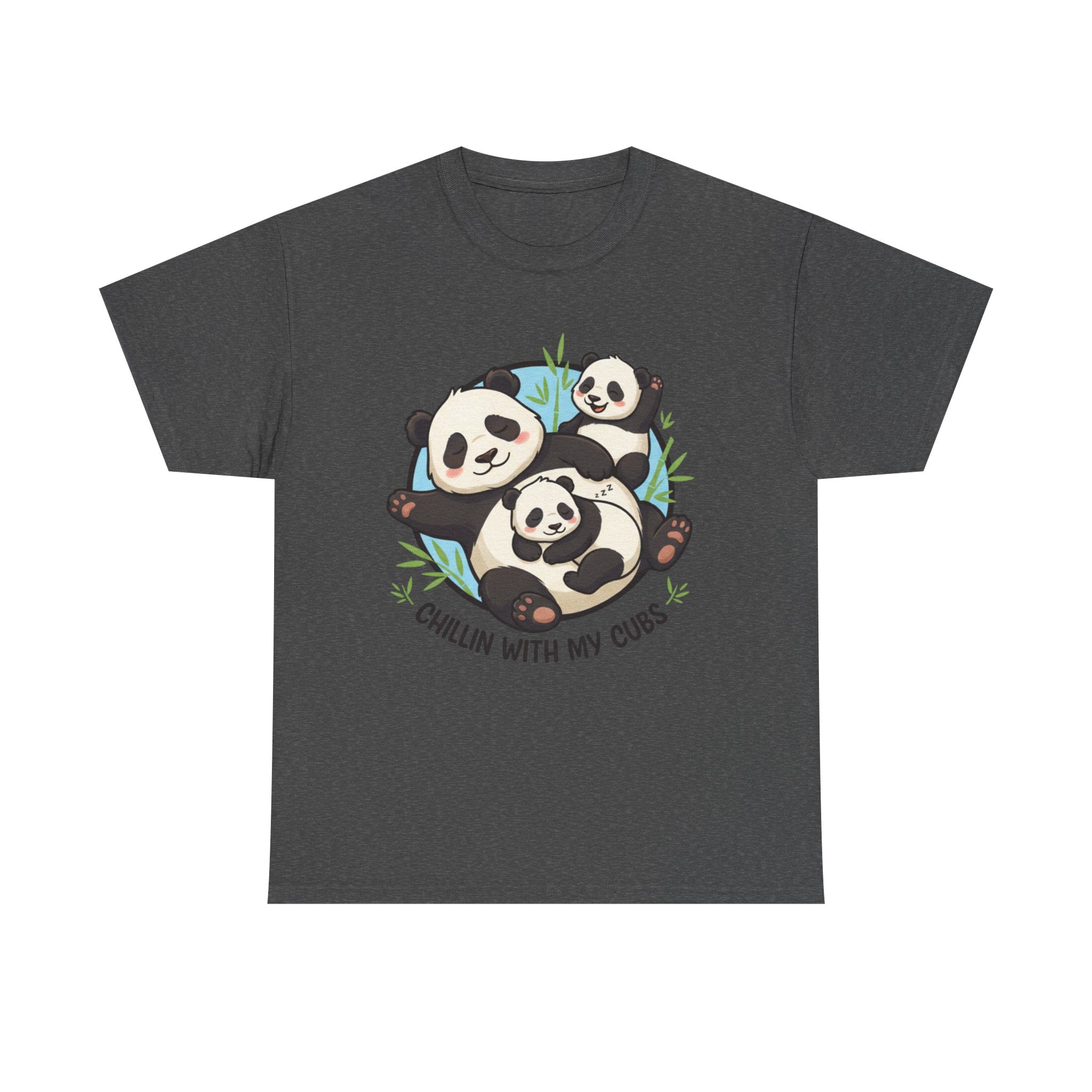 Panda Family 'Chilling with My Cubs' T-Shirt