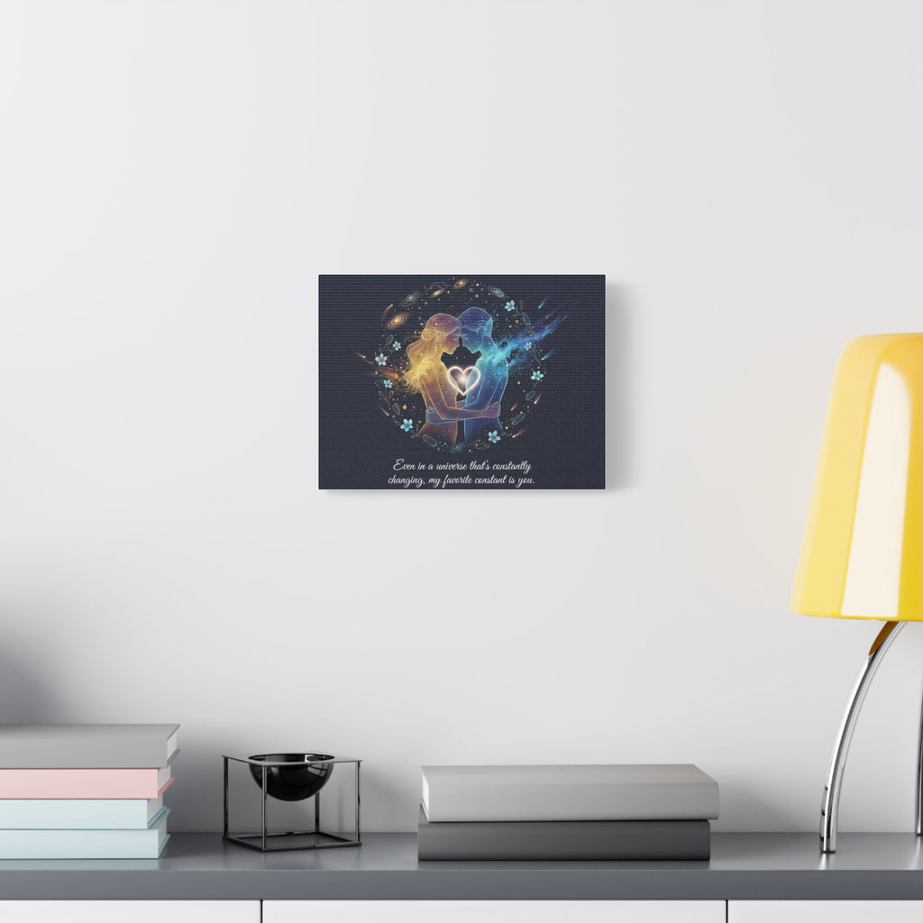 Love & Universe Soul Mates Matte Canvas Wall Art (Stretched)