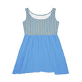 Floral Top, Flared A-Line Summer Dress