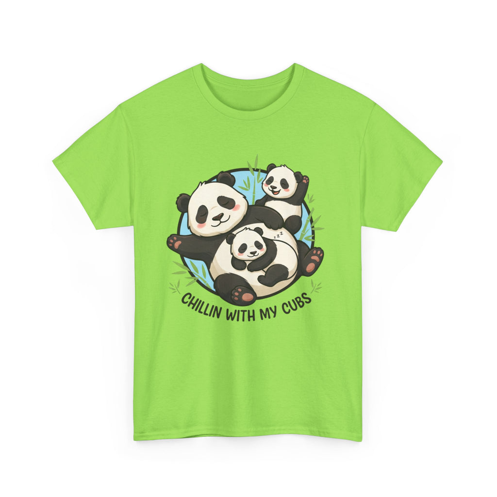 Panda Family 'Chilling with My Cubs' T-Shirt