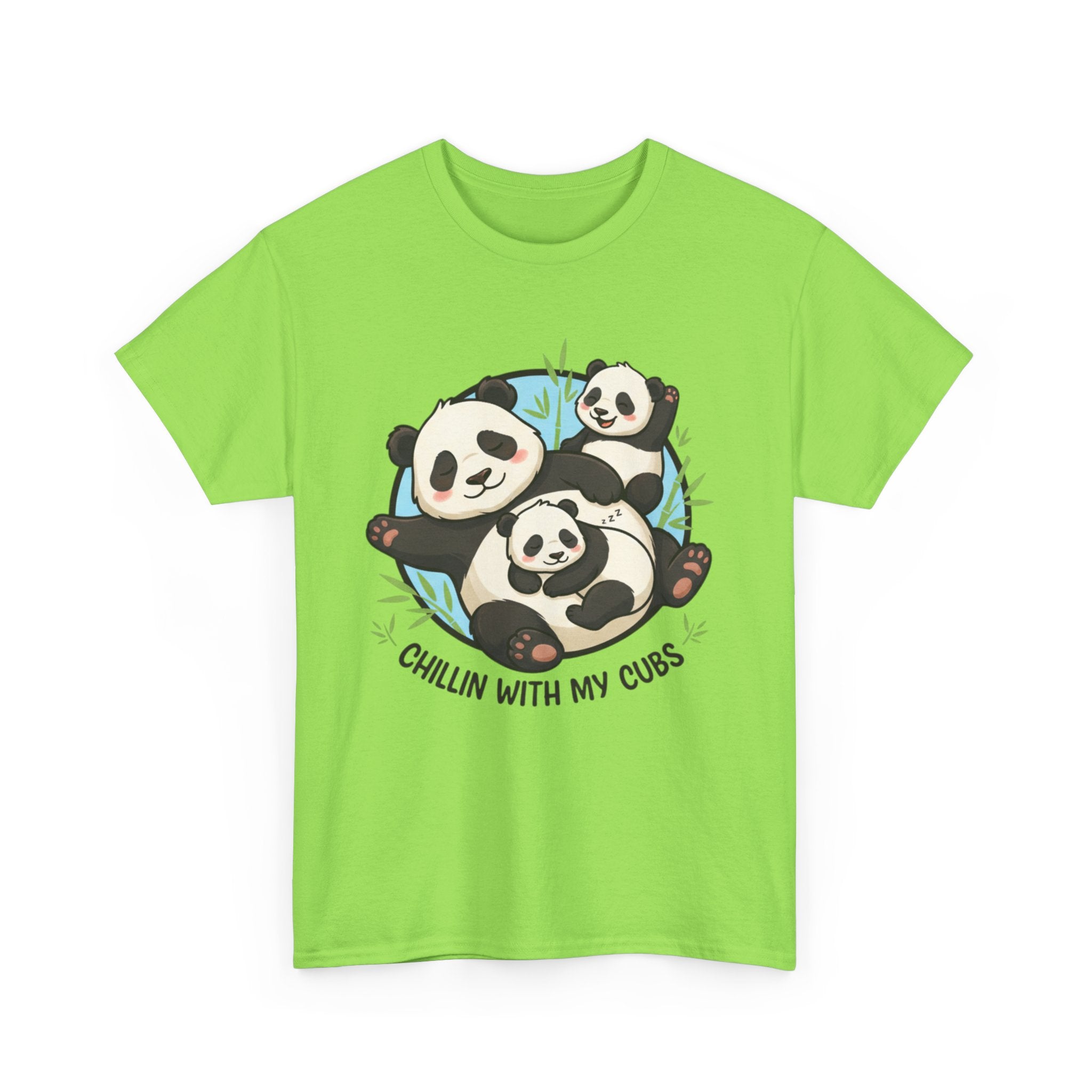 Panda Family 'Chilling with My Cubs' T-Shirt