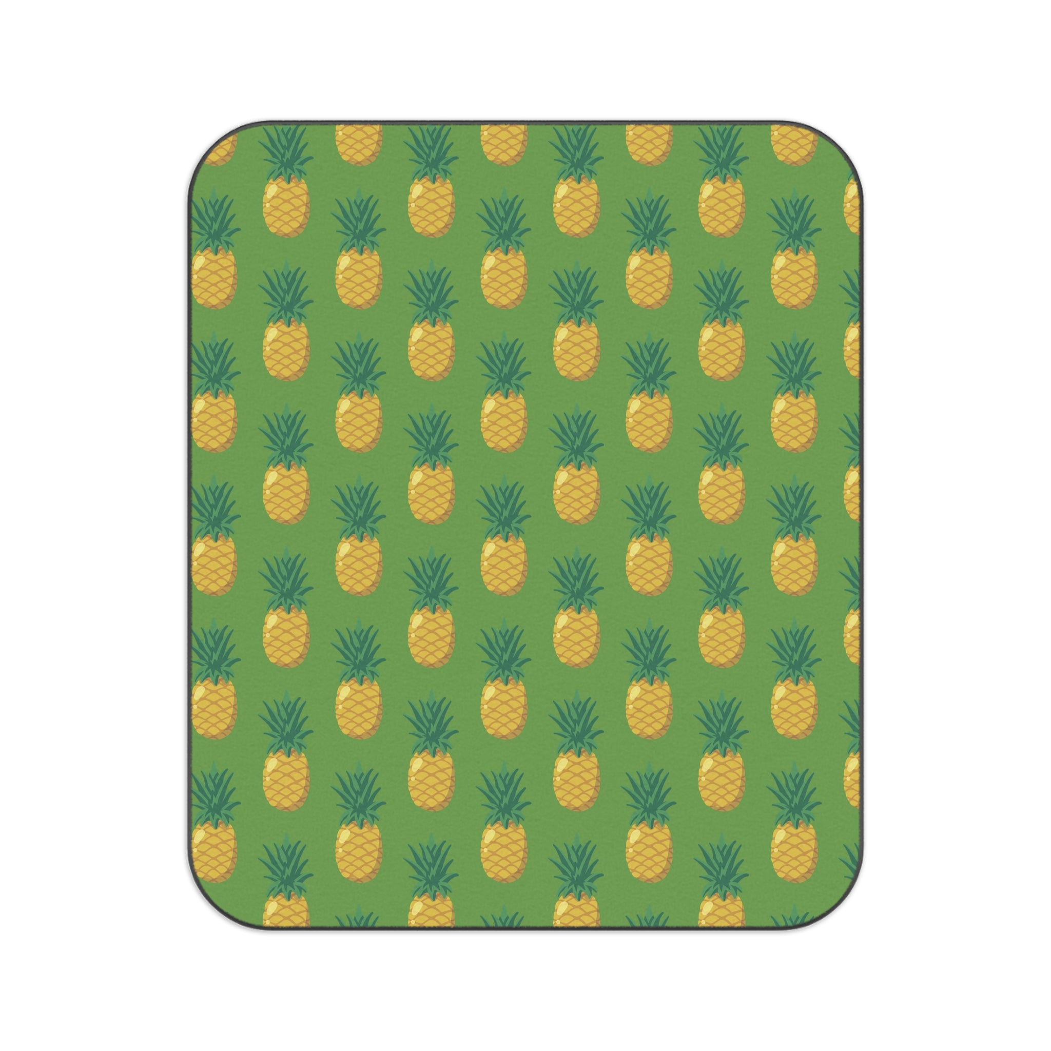 Pineapple Pattern Picnic Blanket – Tropical Outdoor Picnic Mat