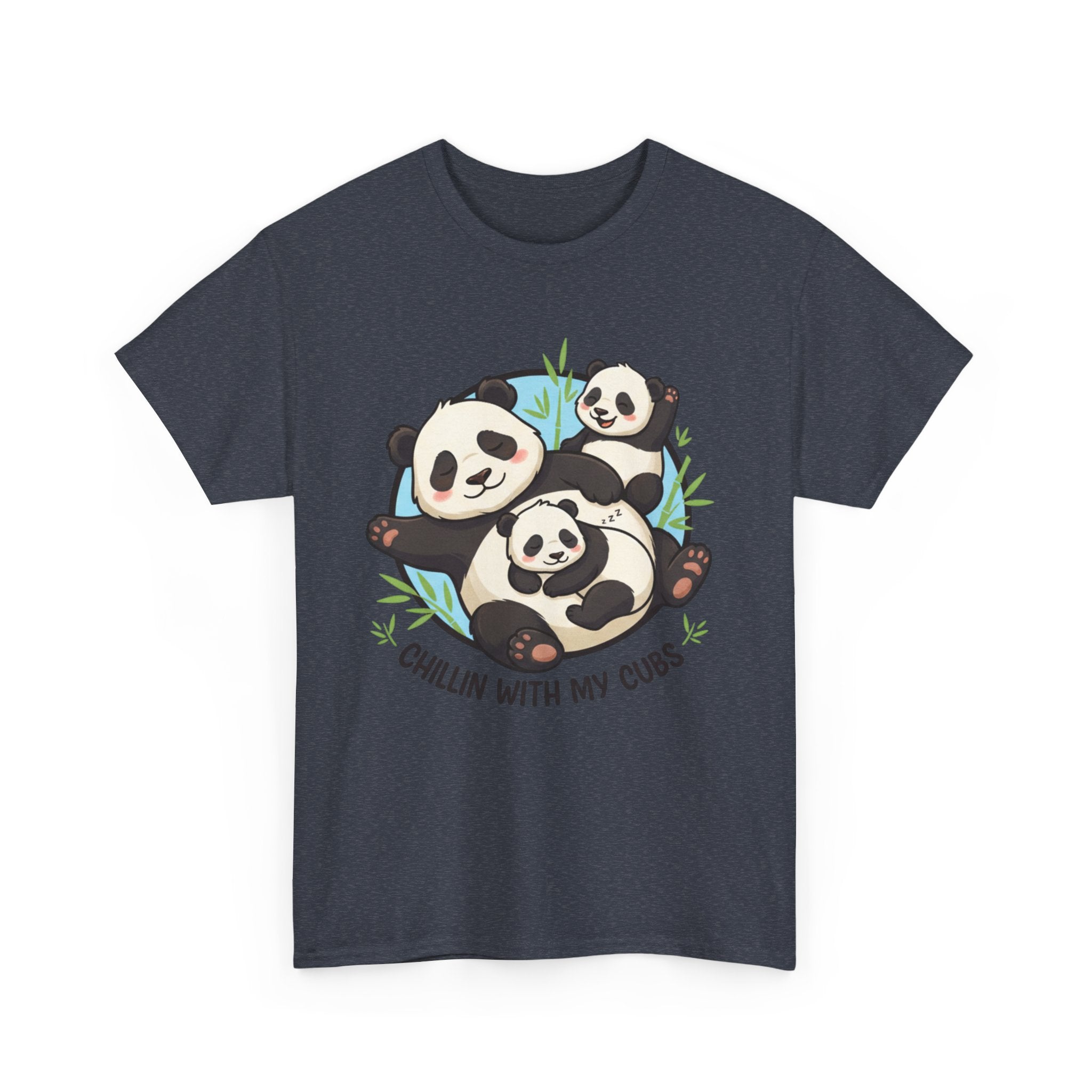 Panda Family 'Chilling with My Cubs' T-Shirt