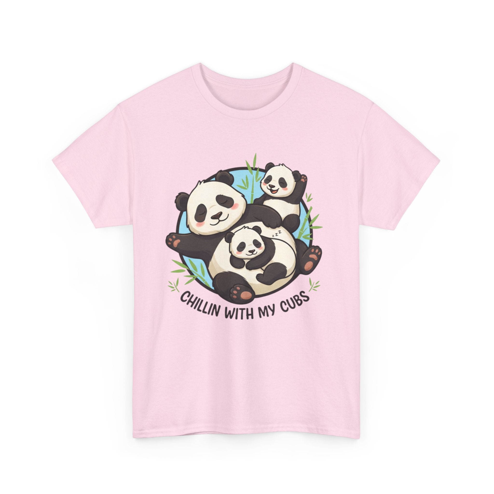 Panda Family 'Chilling with My Cubs' T-Shirt