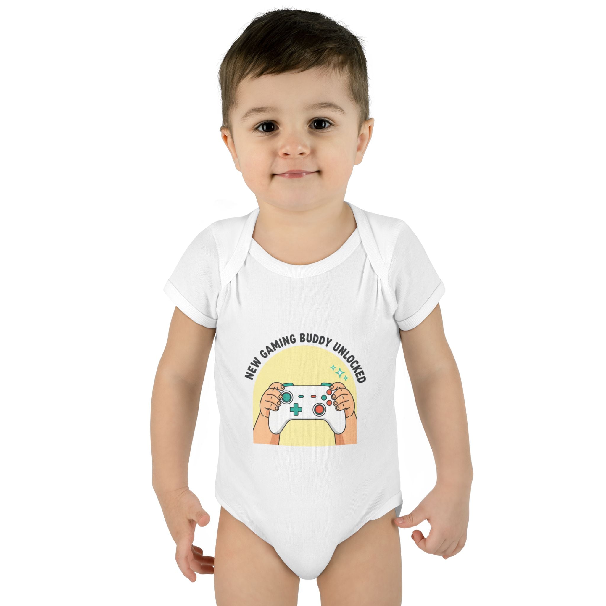 Infant Bodysuit — "New Gaming Buddy Unlocked" Baby Gamer Onesie